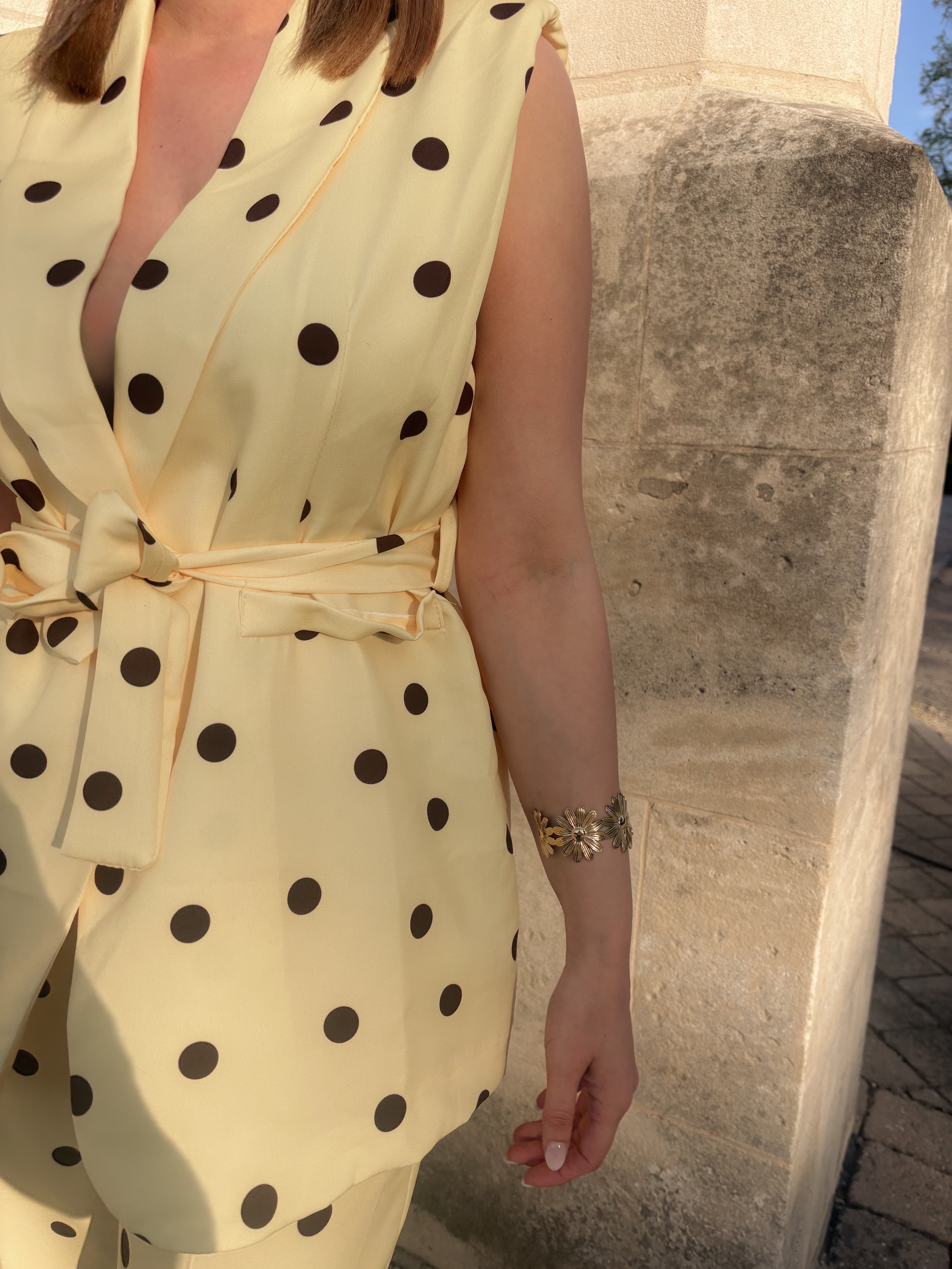 Polka Chic Set - Yellow