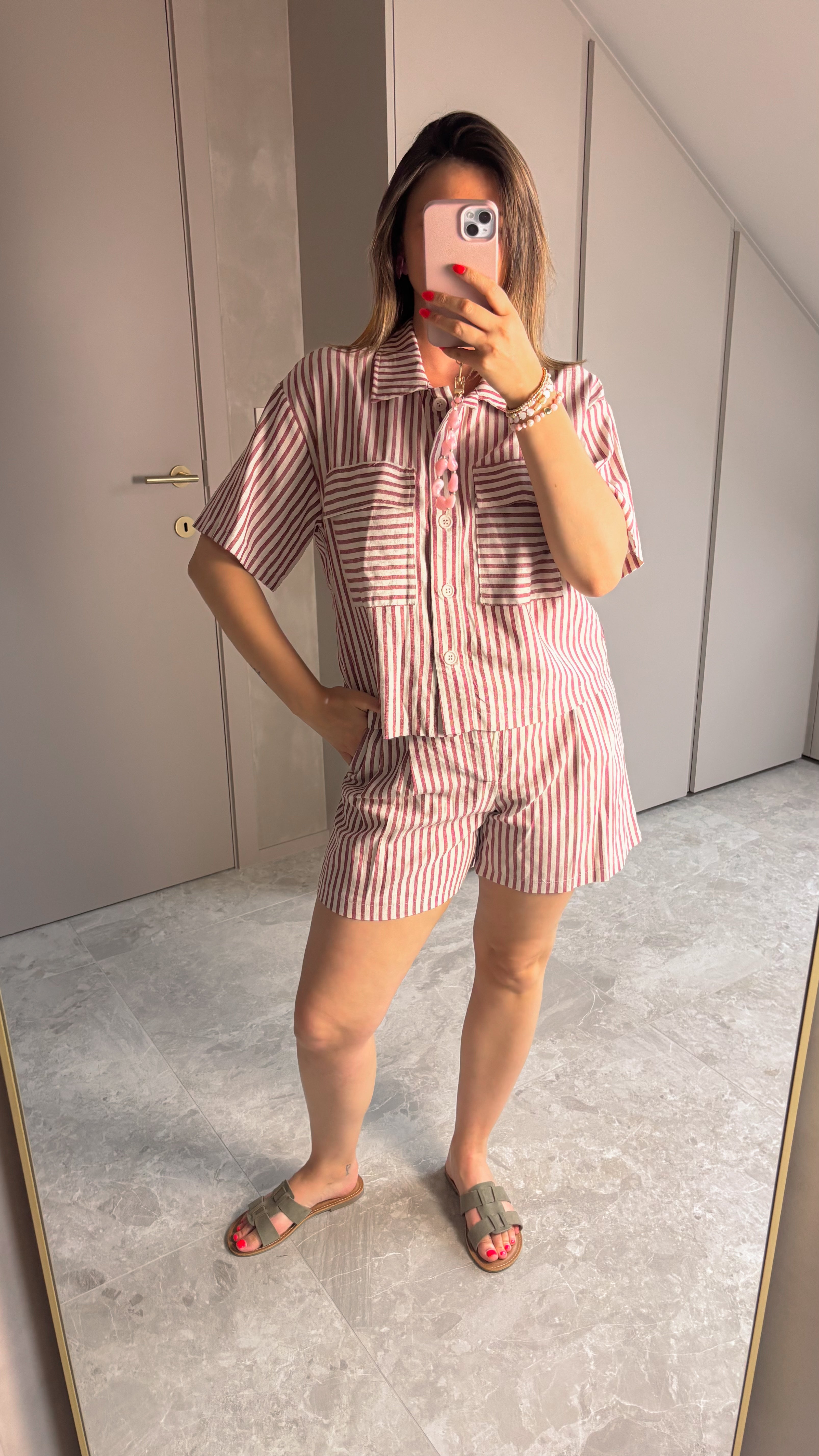 PRE-ORDER Stripe set - BORDEAUX