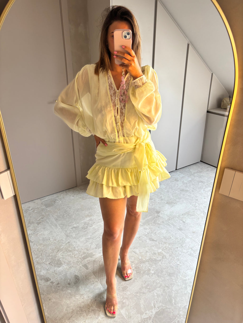 Lemon Romance Dress