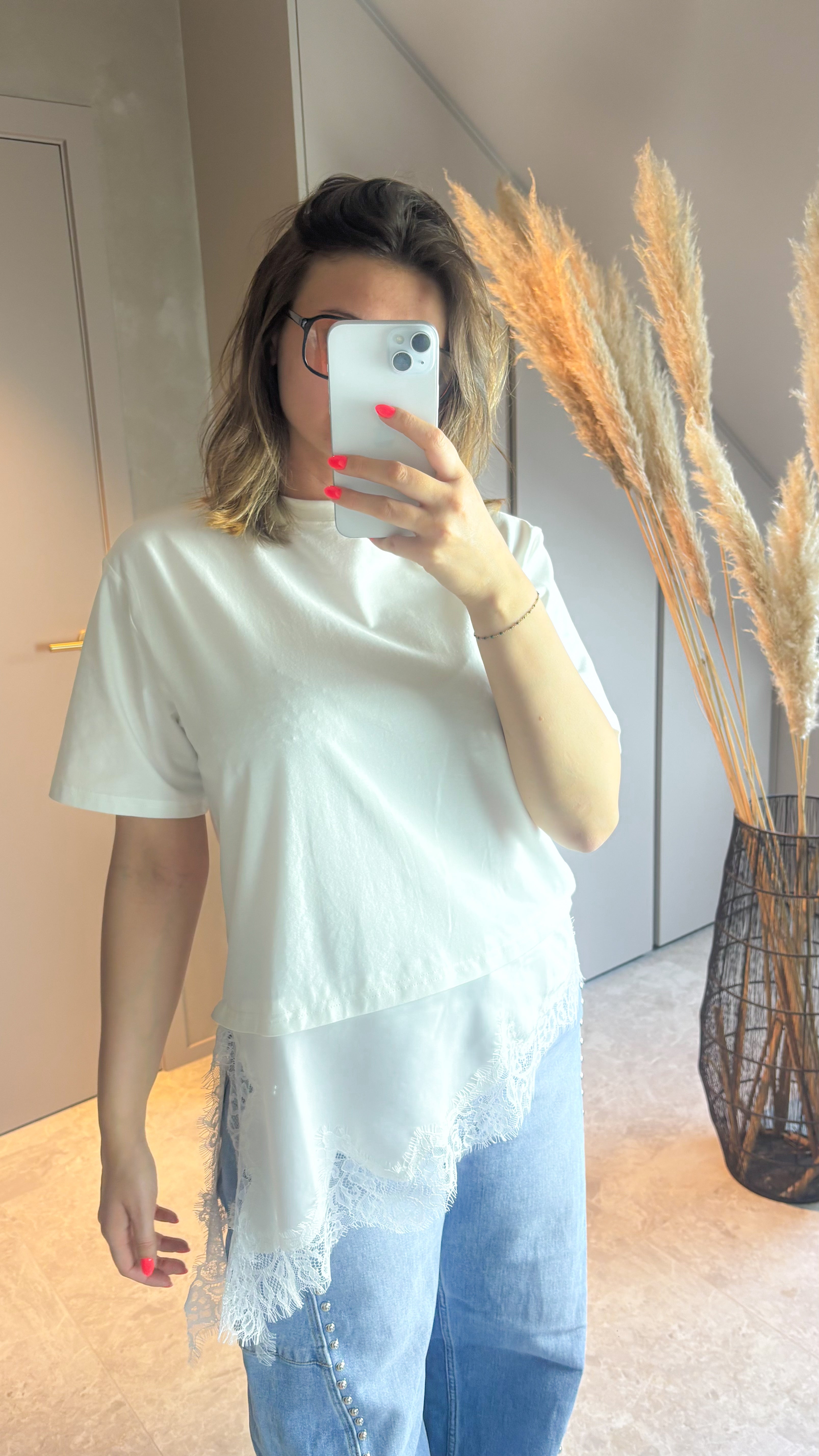Pearl Lace Tee