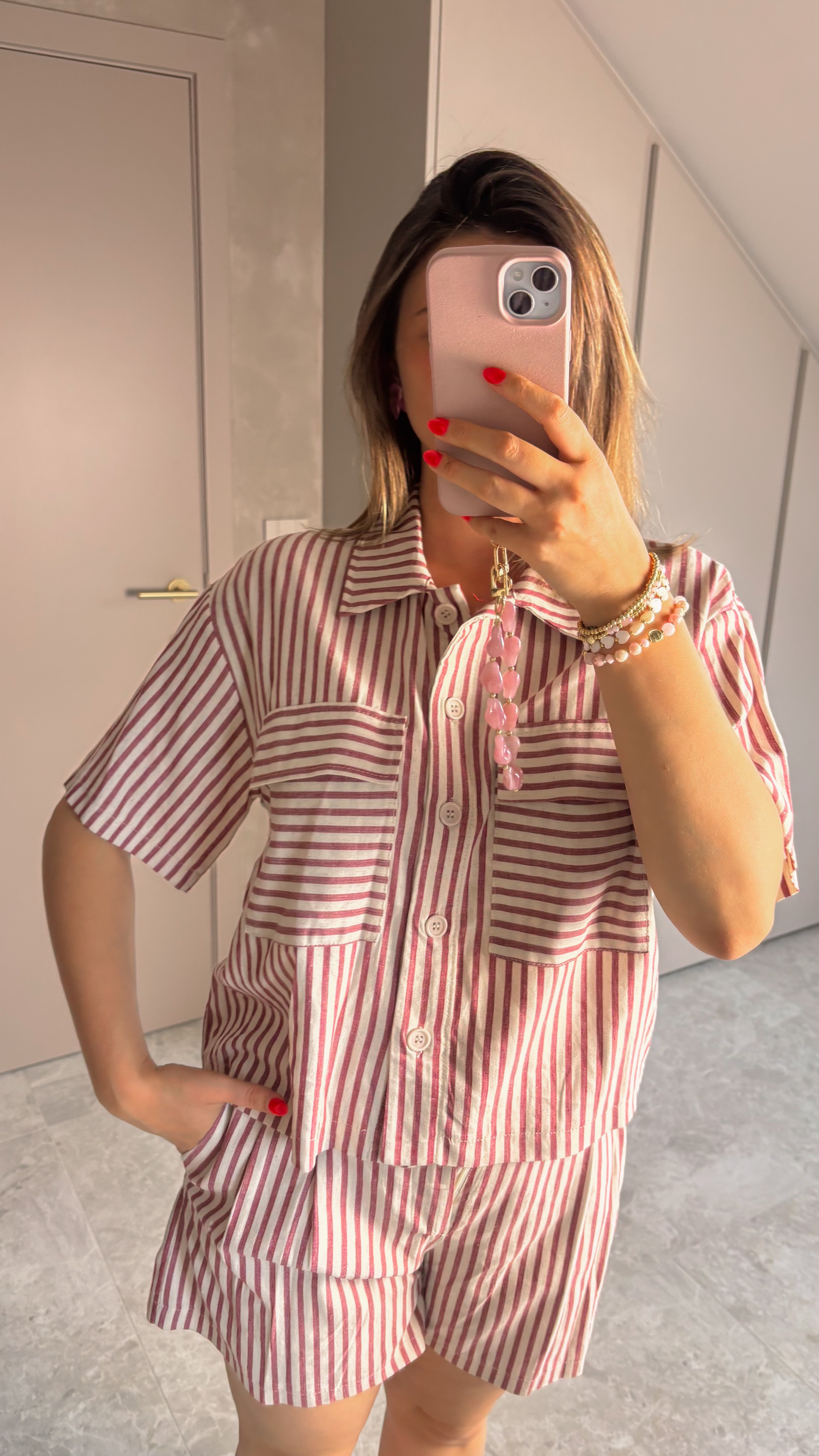 PRE-ORDER Stripe set - BORDEAUX