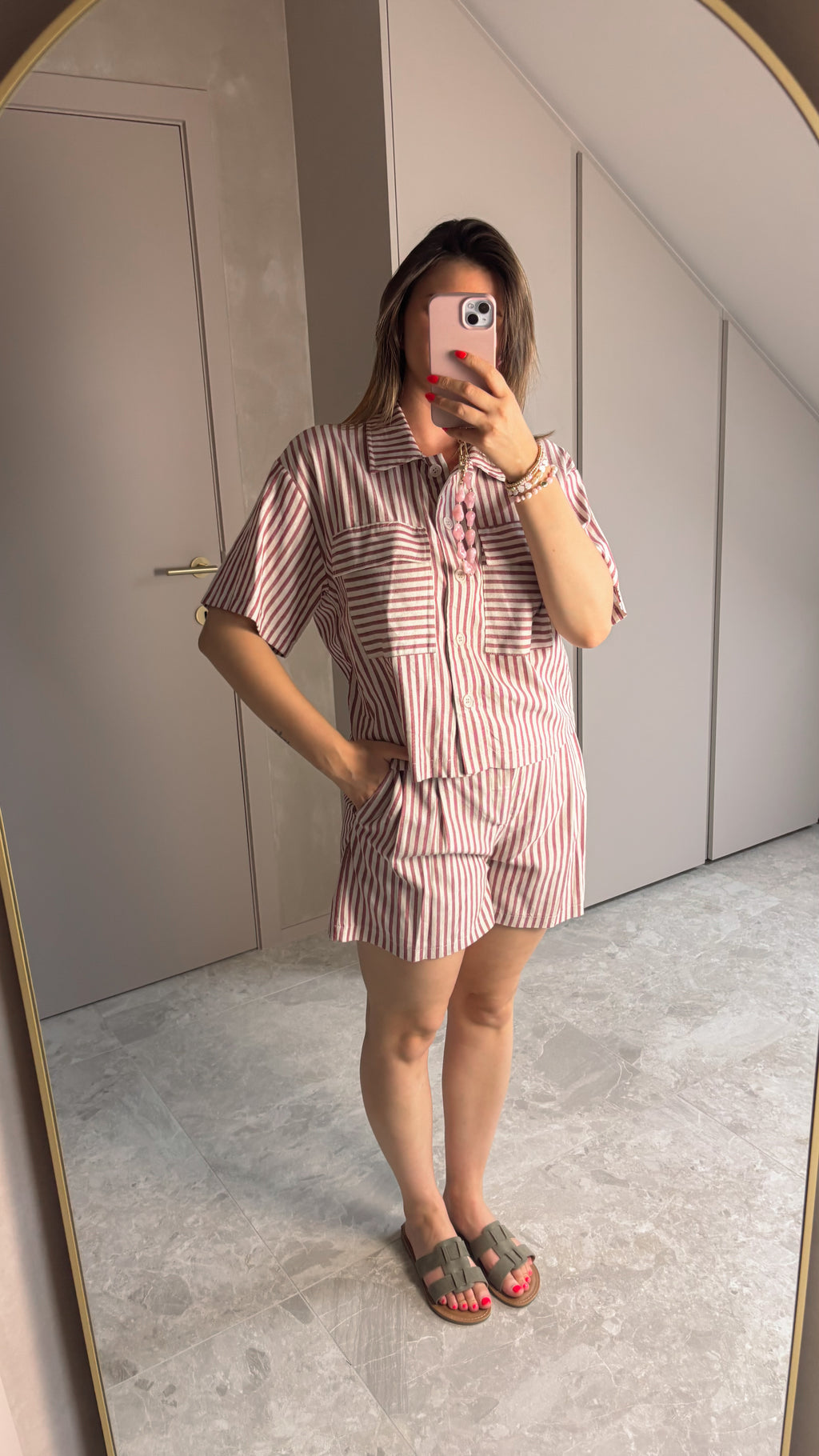 PRE-ORDER Stripe set - BORDEAUX