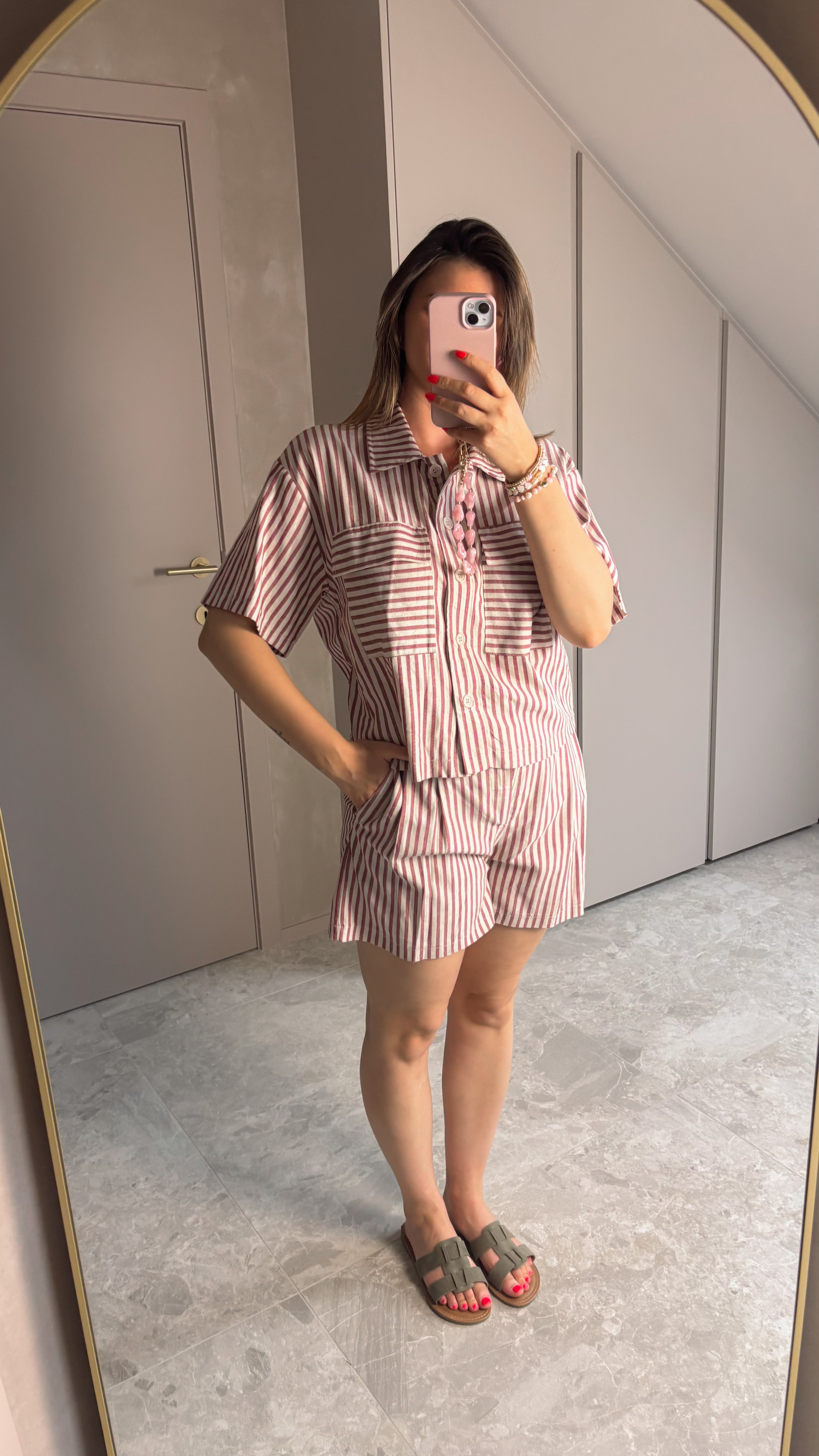 PRE-ORDER Stripe set - BORDEAUX
