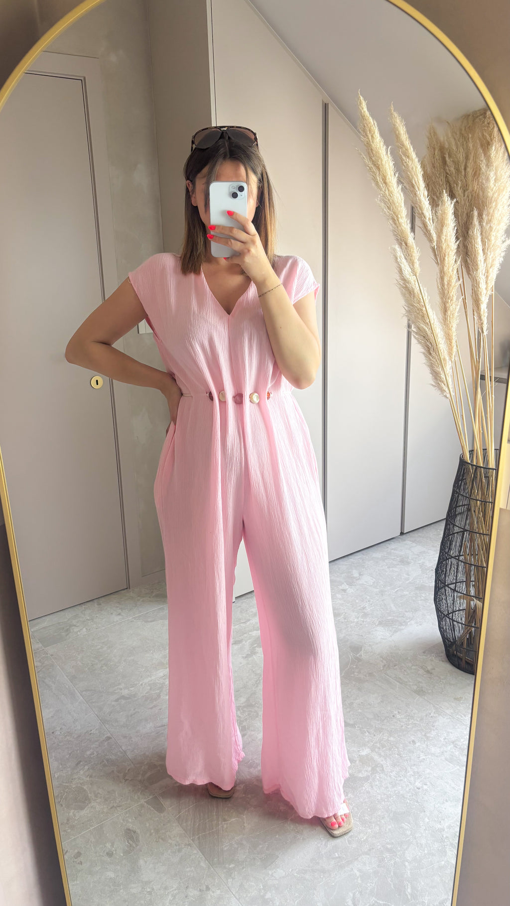 Pink Sunset Jumpsuit