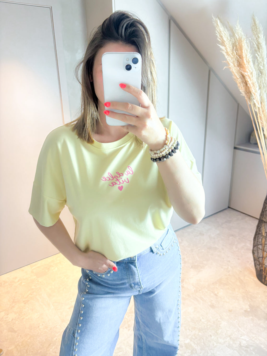 Dolce Vita Tee - Yellow