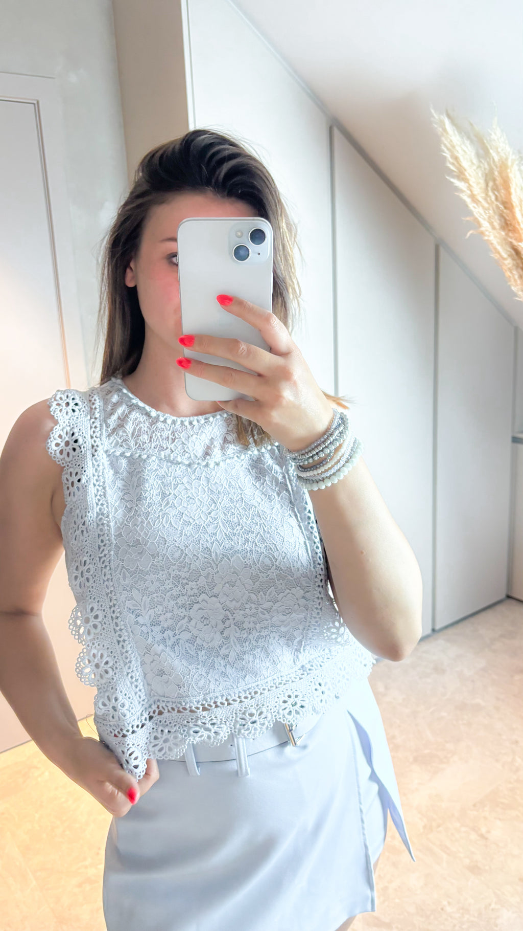 Baby Blue Grace Top