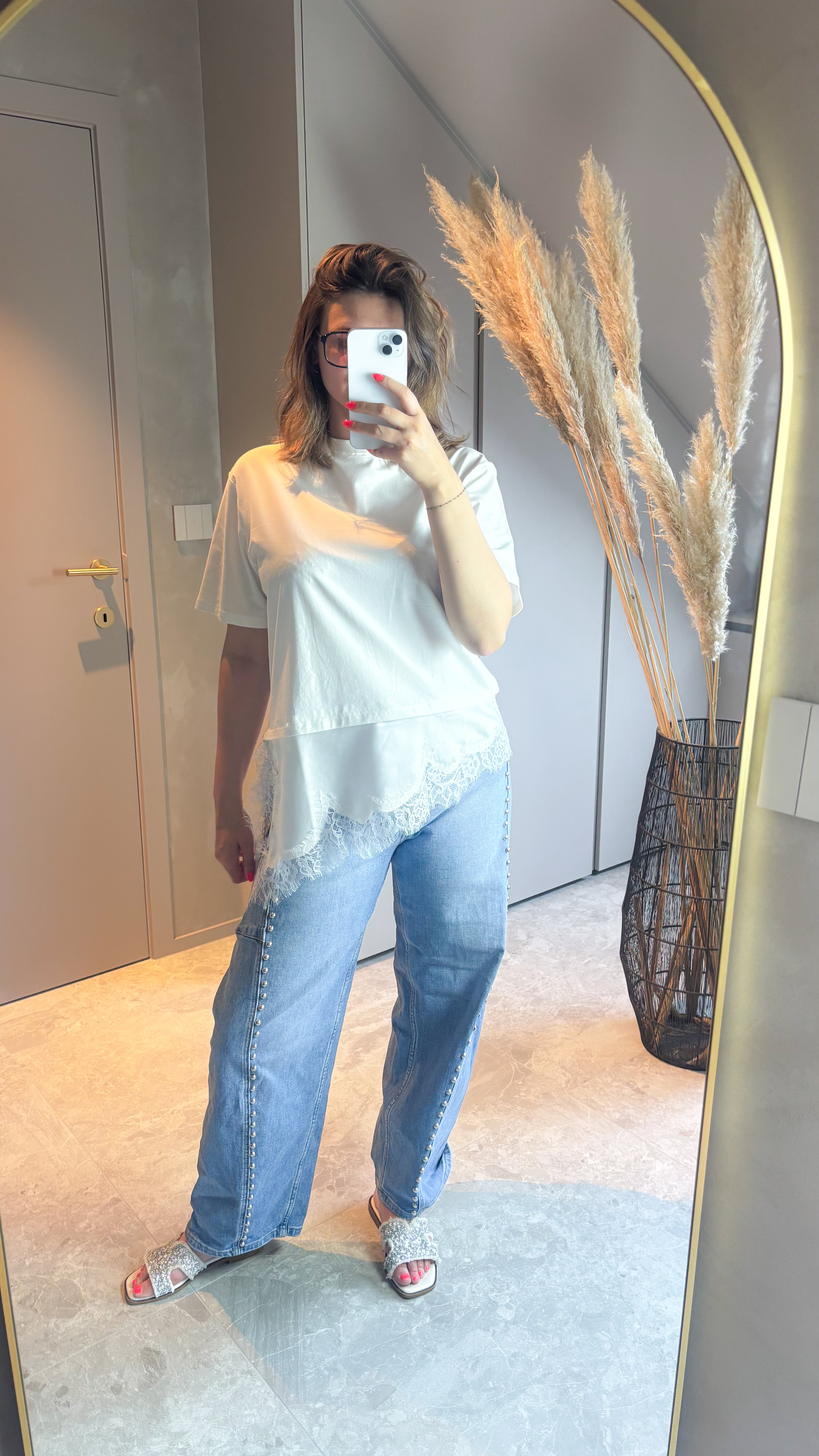 Pearl Lace Tee
