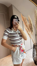 Parisienne polo - White