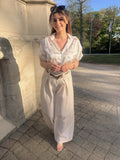 Klassieke Shimmer Broek - Beige