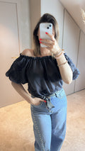 Lace Blouse - Grey