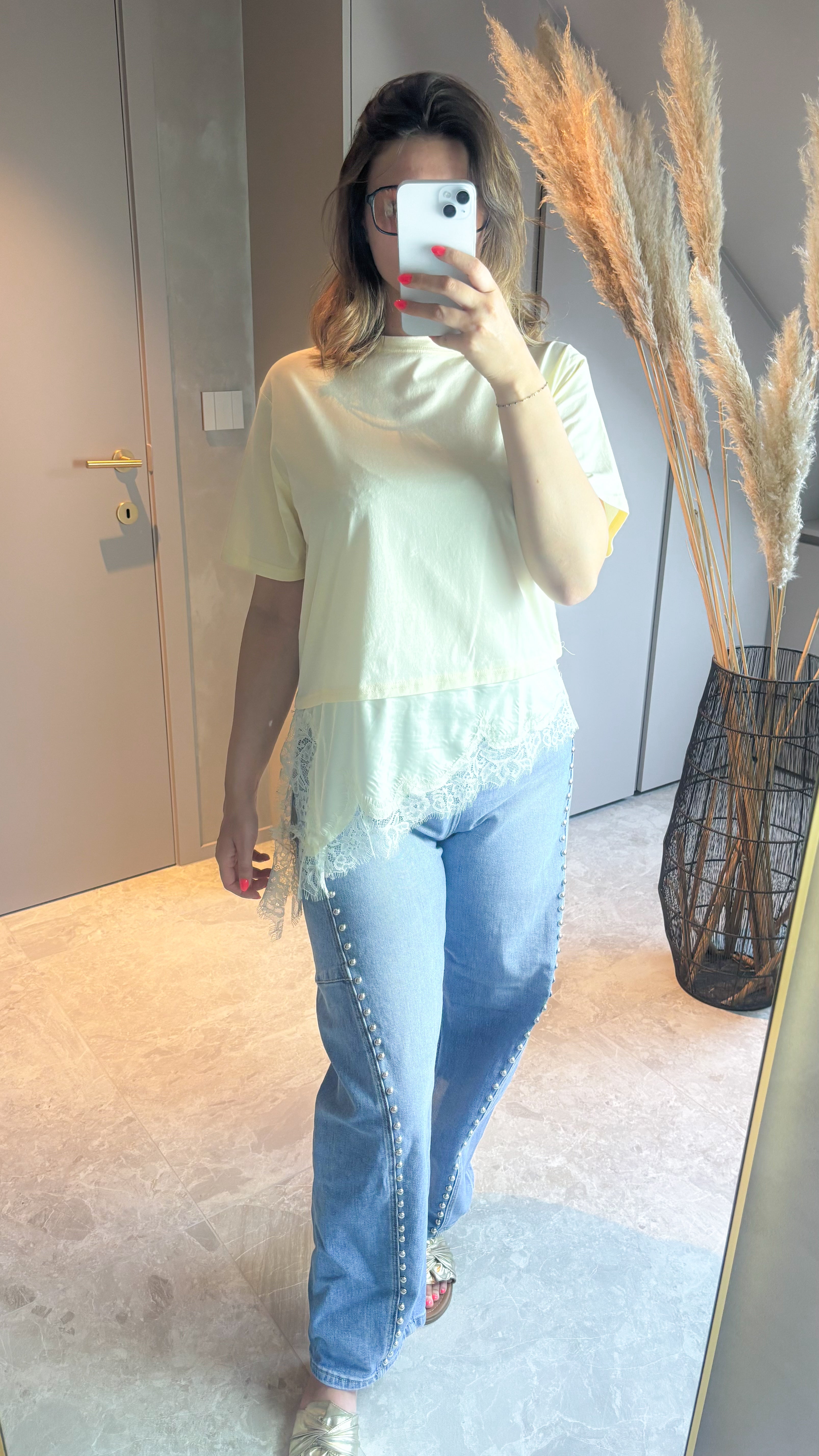 Lemon Lace Tee
