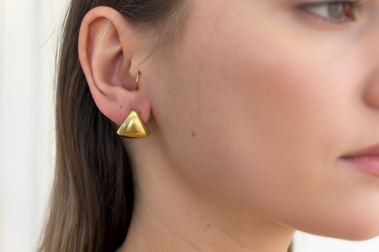 Golden Drop Earring