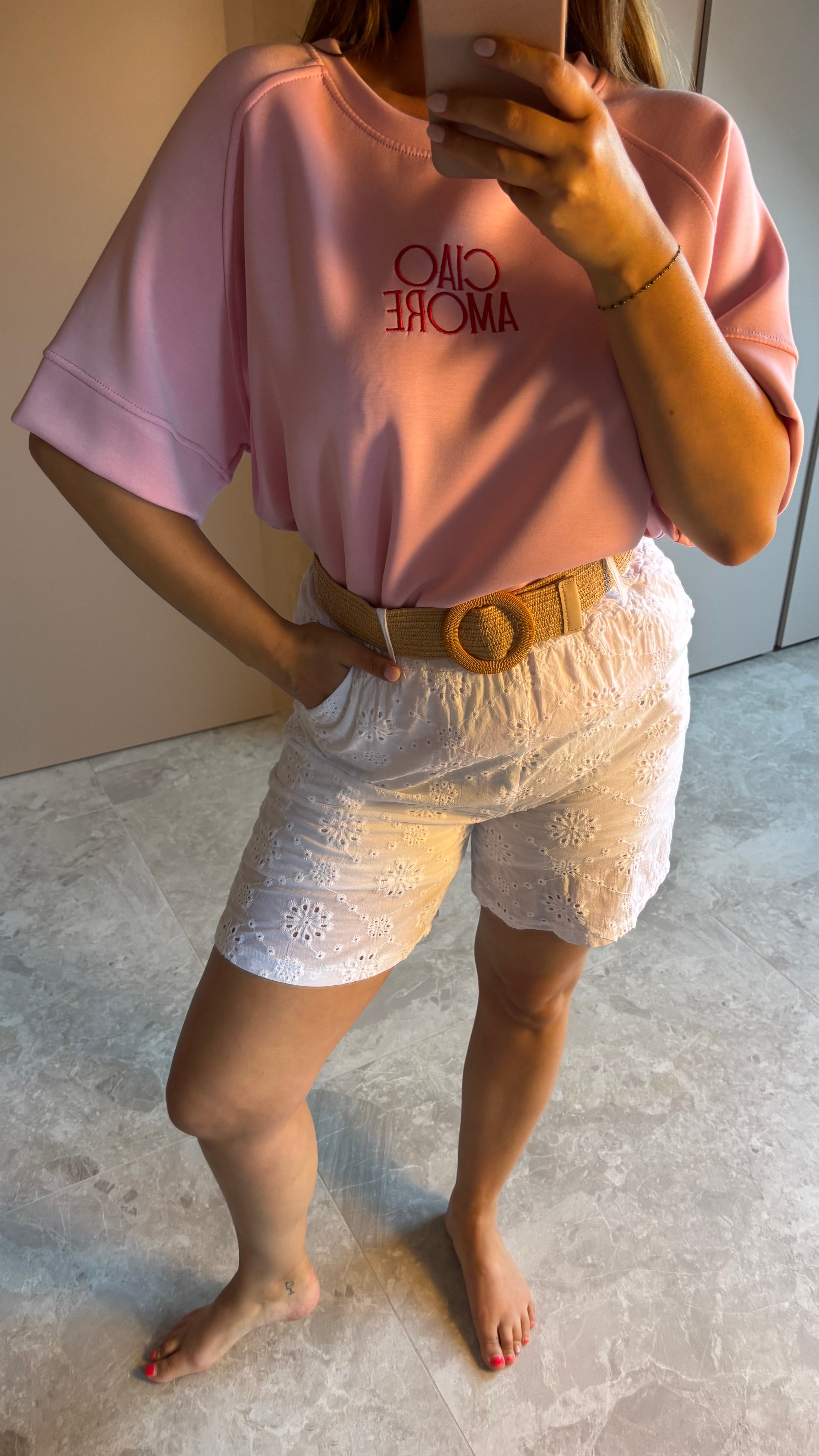 Solène Short - White