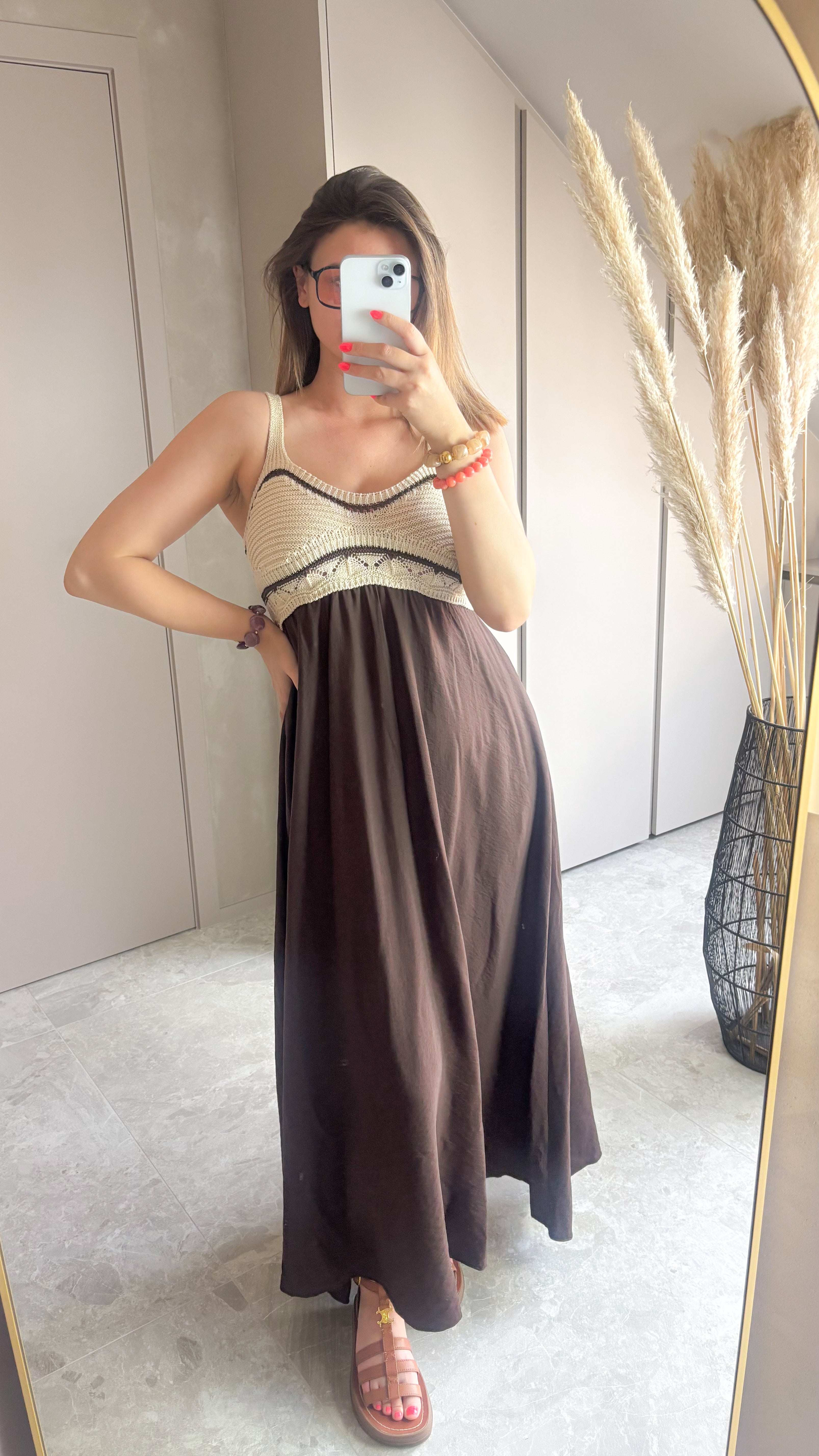 Mocha Coast Dress