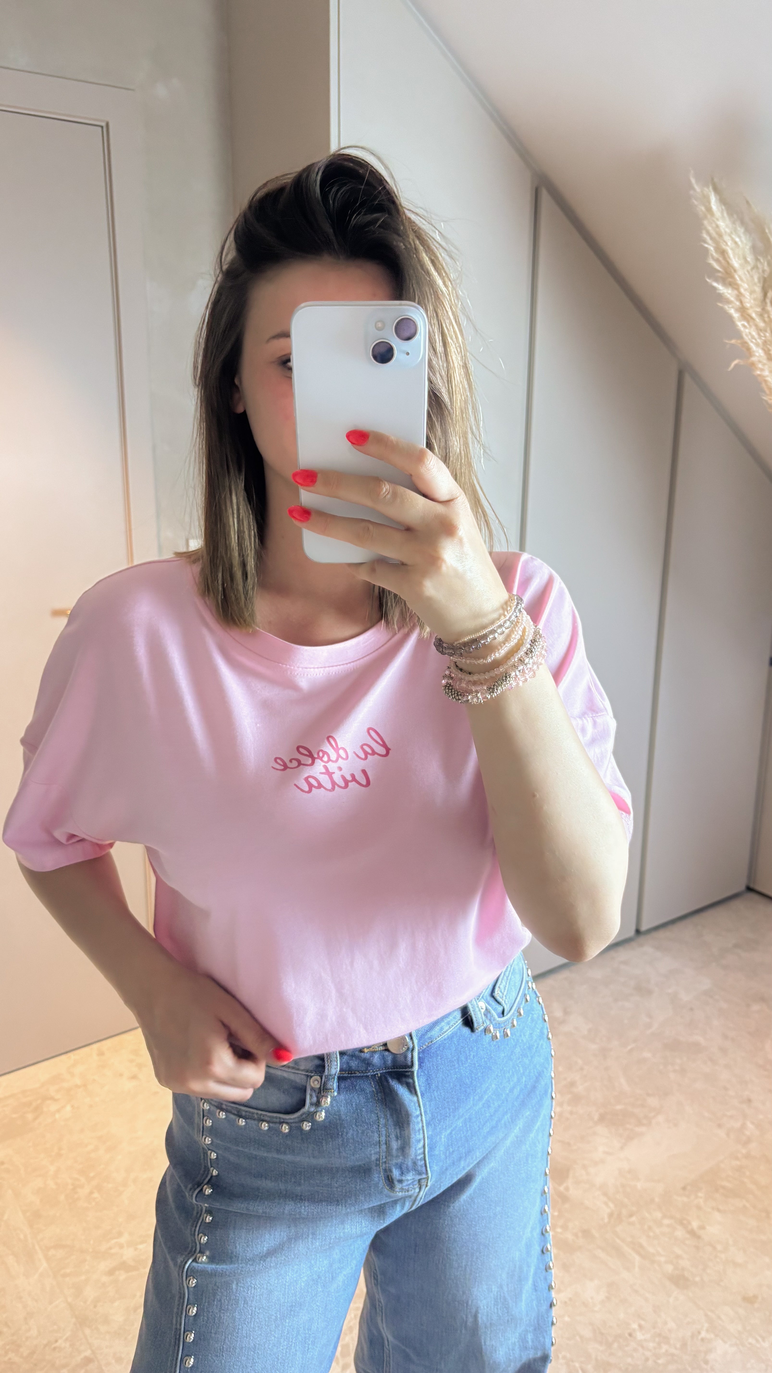 Dolce Vita Tee - Pink