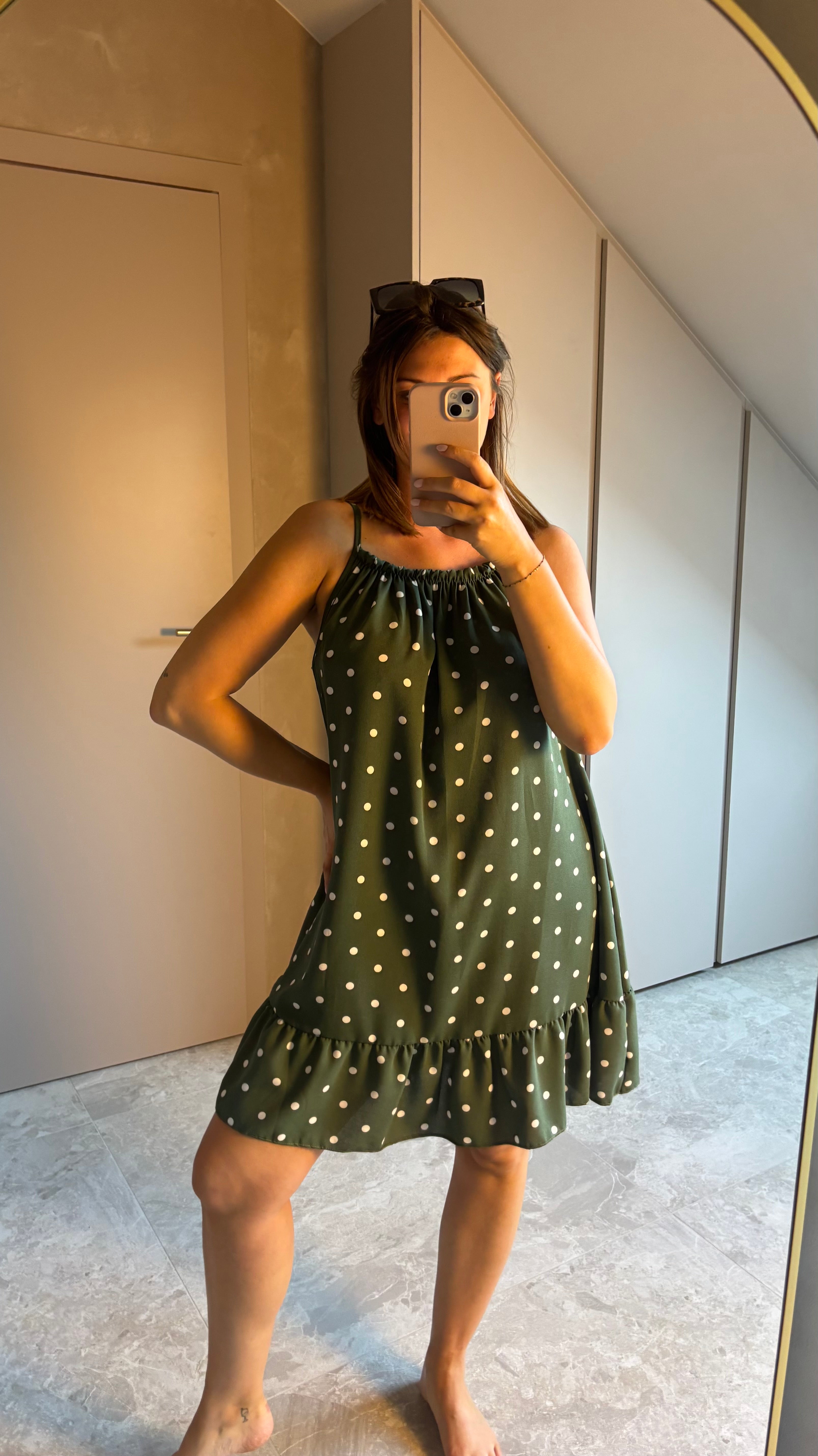 Eliane Dot Dress
