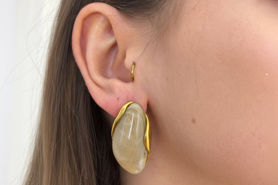 Soft Stone Earring