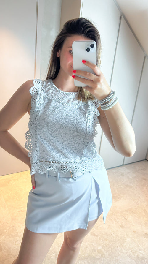 Baby Blue Grace Top