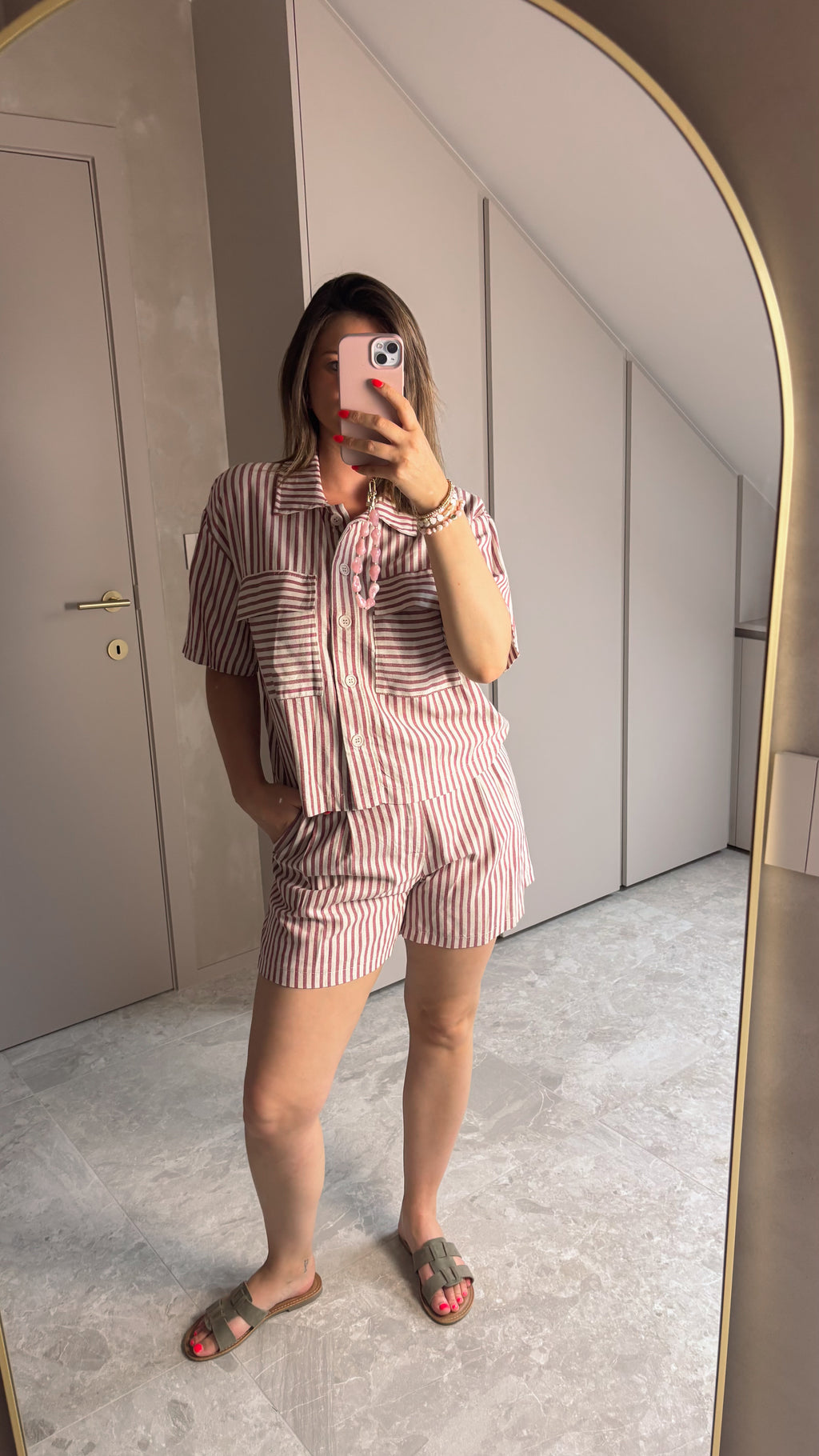 PRE-ORDER Stripe set - BORDEAUX