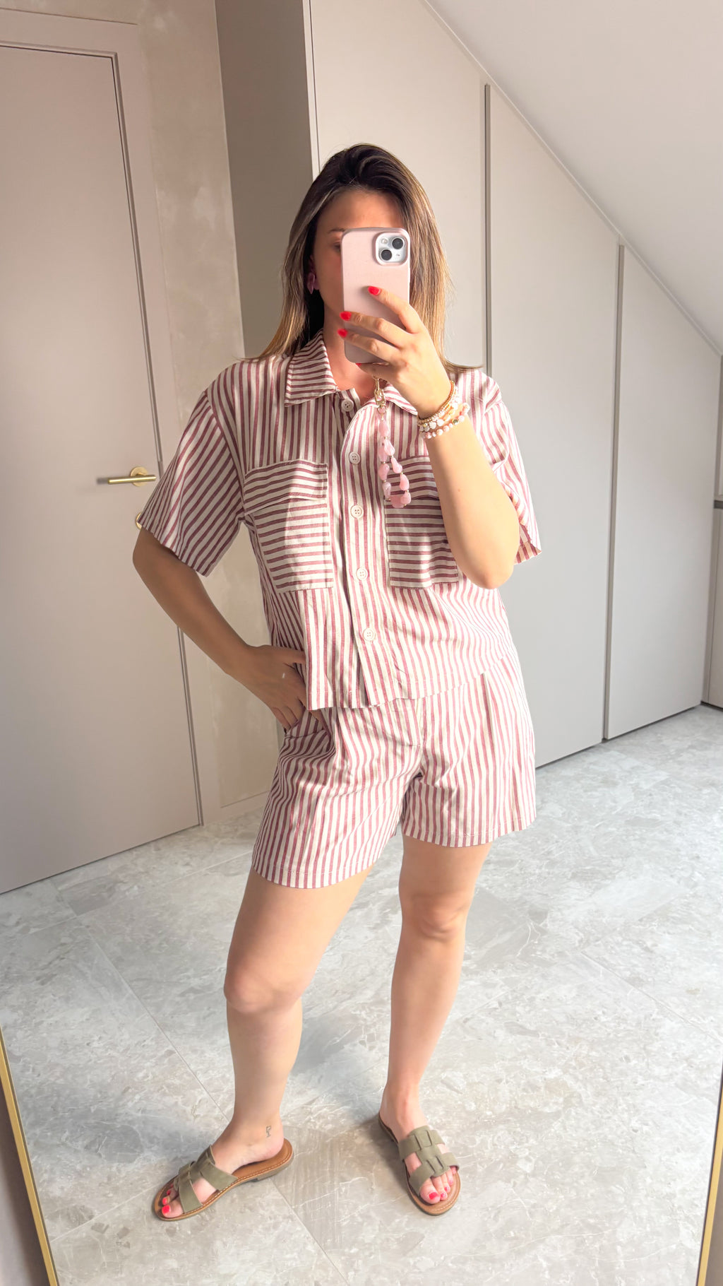 PRE-ORDER Stripe set - BORDEAUX