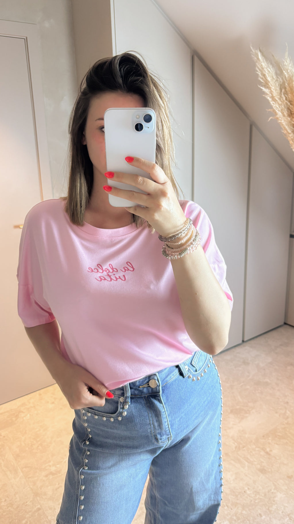 Dolce Vita Tee - Pink