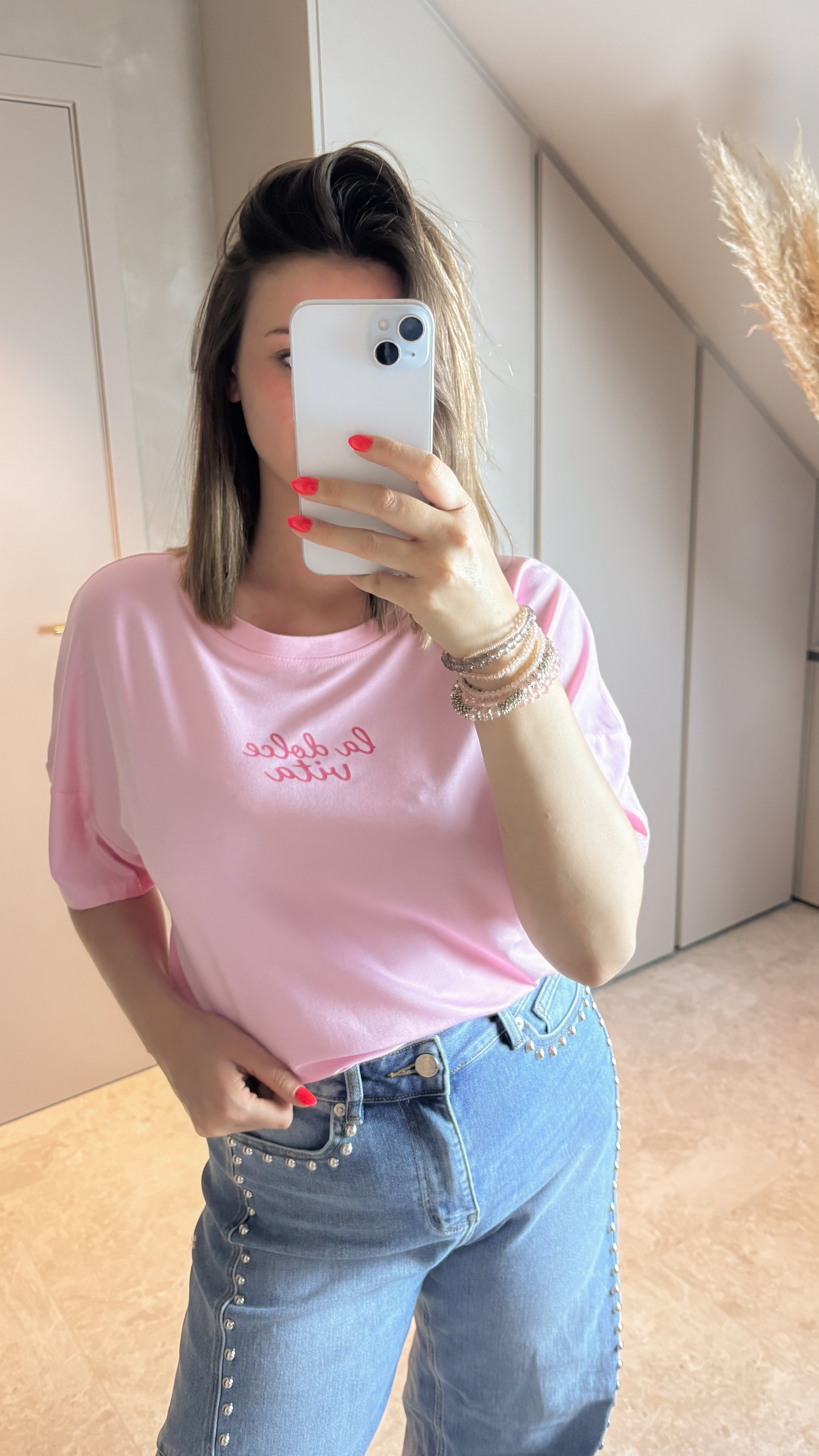 Dolce Vita Tee - Pink