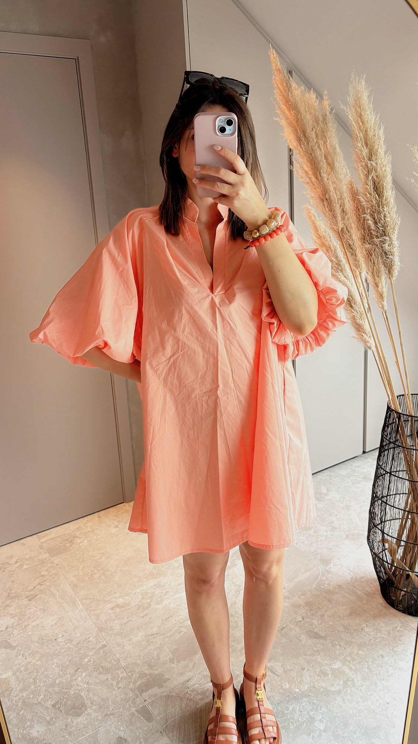 Peach Muse Dress