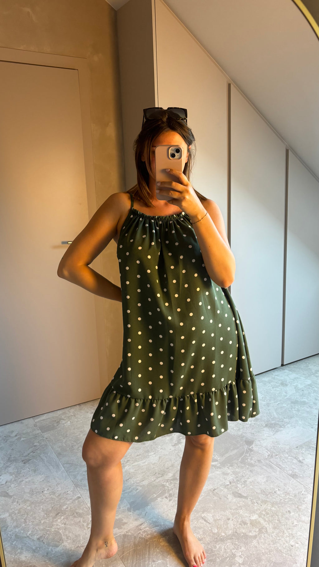 Eliane Dot Dress