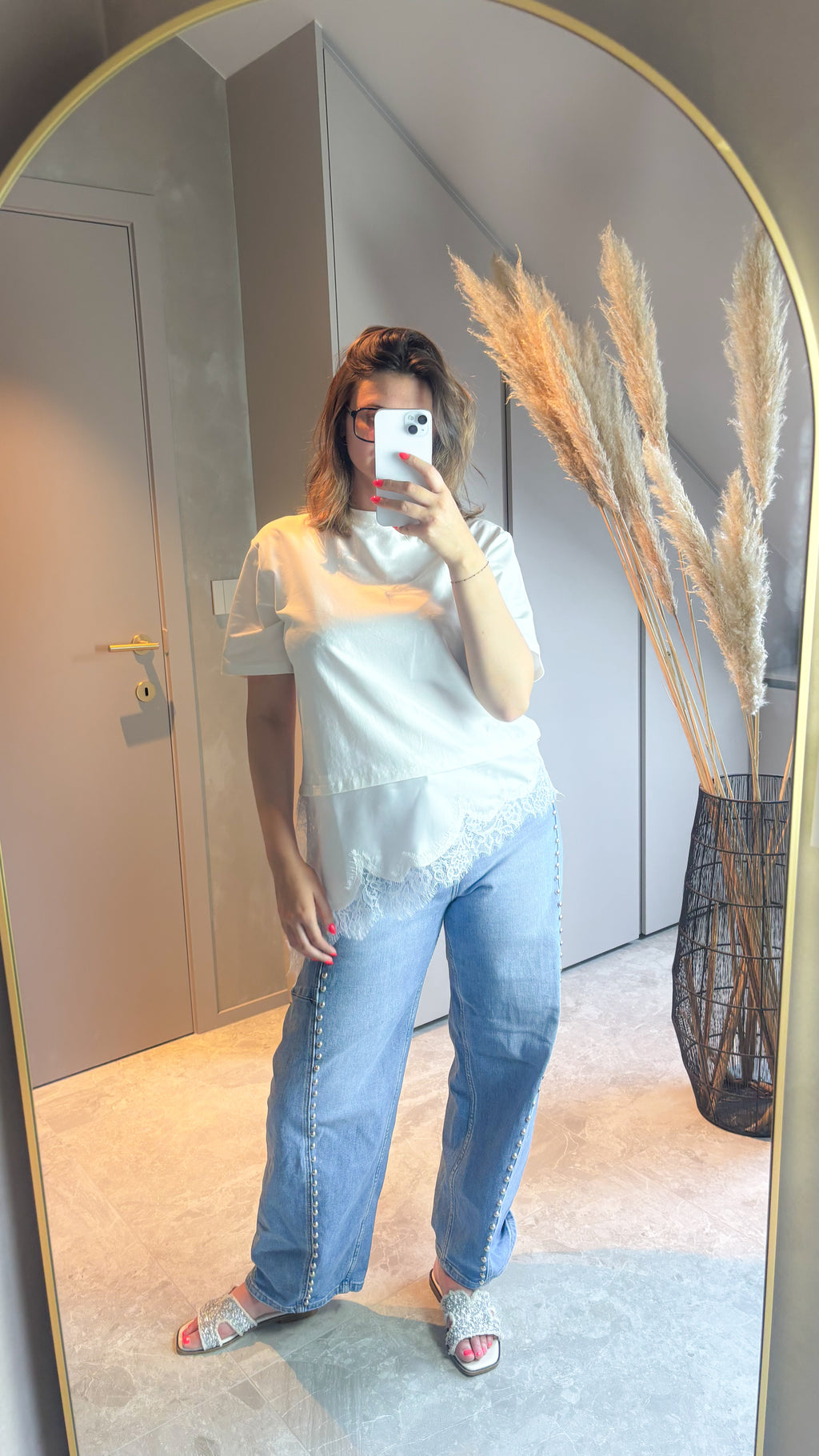 Pearl Lace Tee