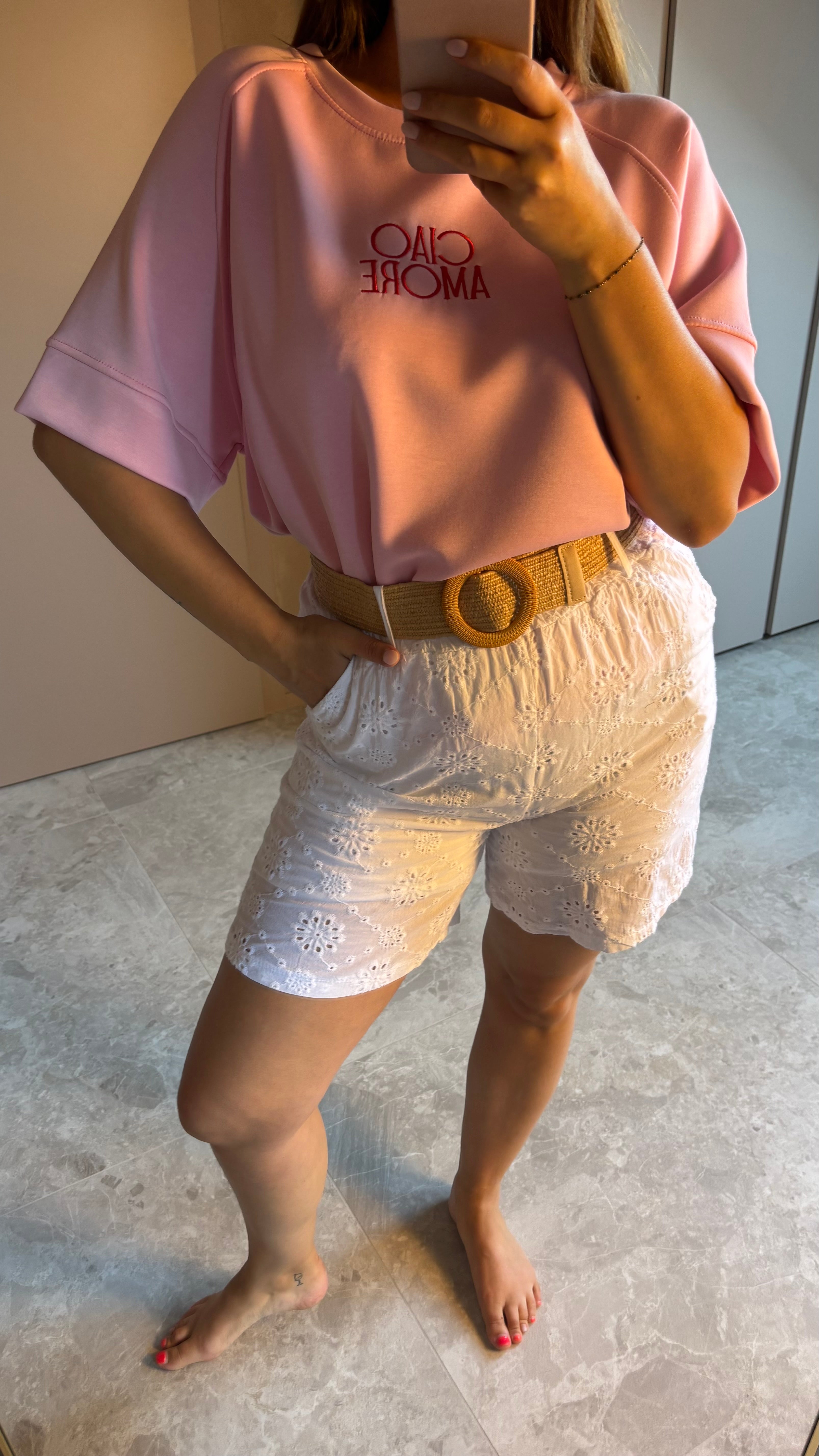 Solène Short - White