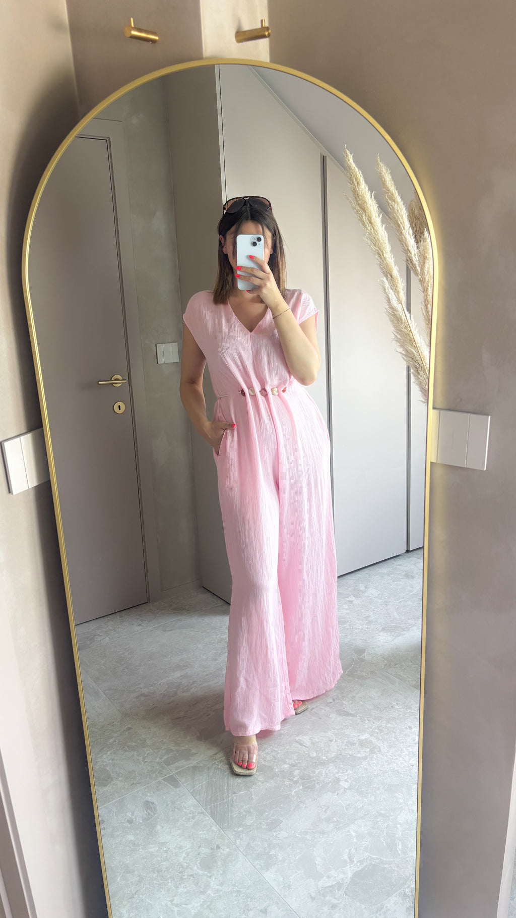 Pink Sunset Jumpsuit