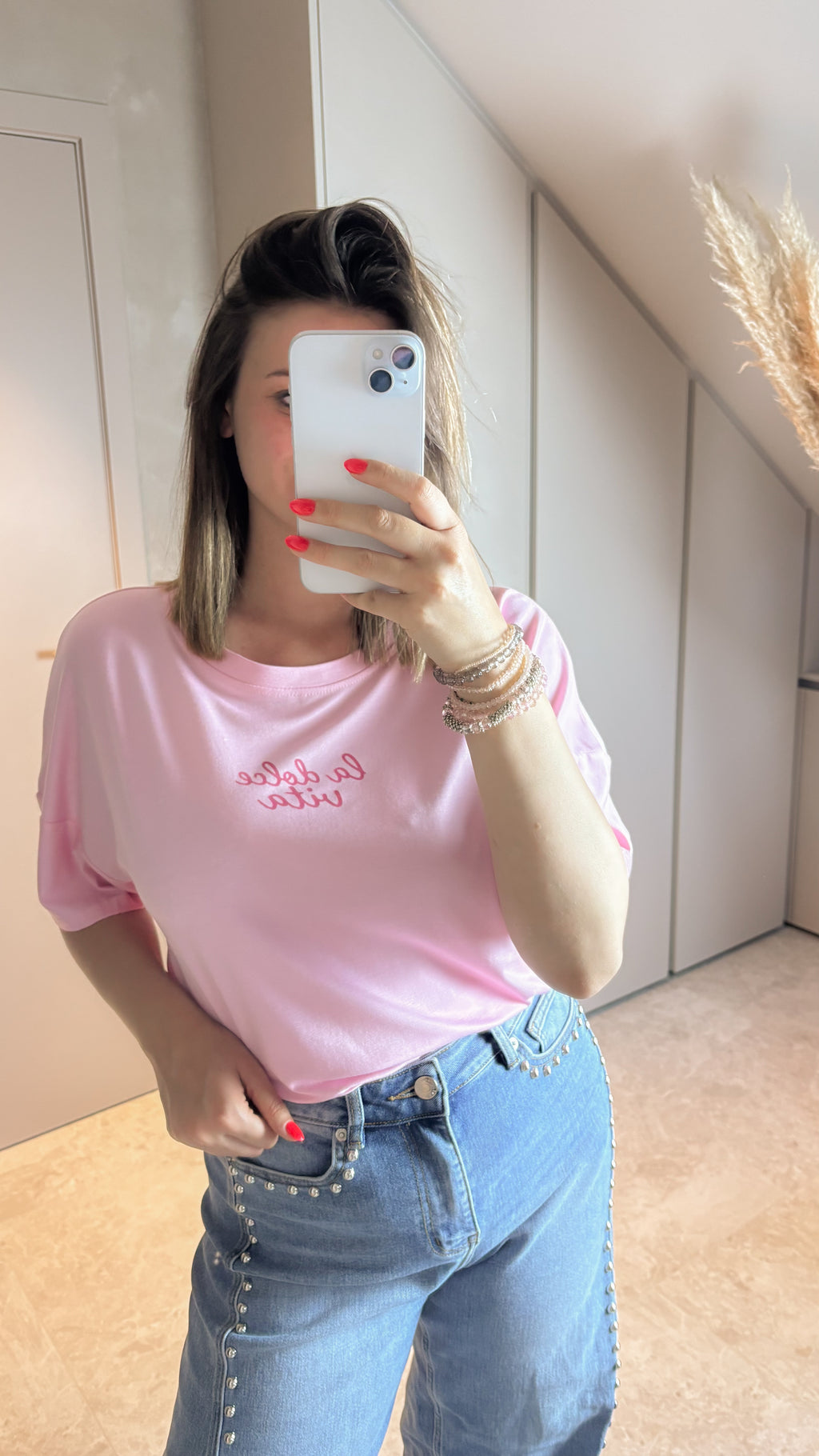 Dolce Vita Tee - Pink