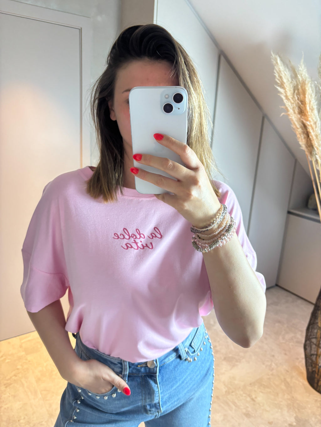 Dolce Vita Tee - Pink