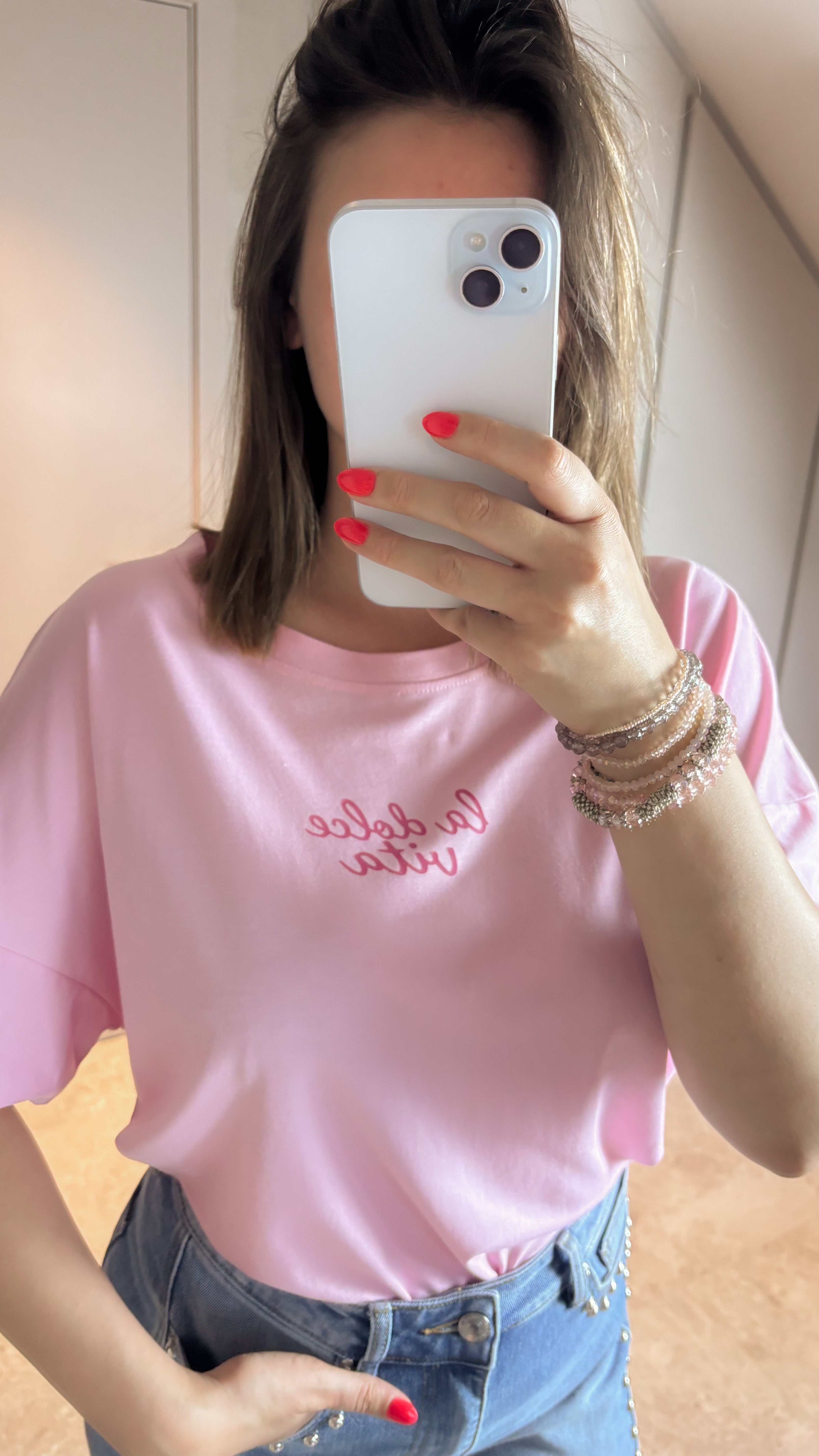 Dolce Vita Tee - Pink