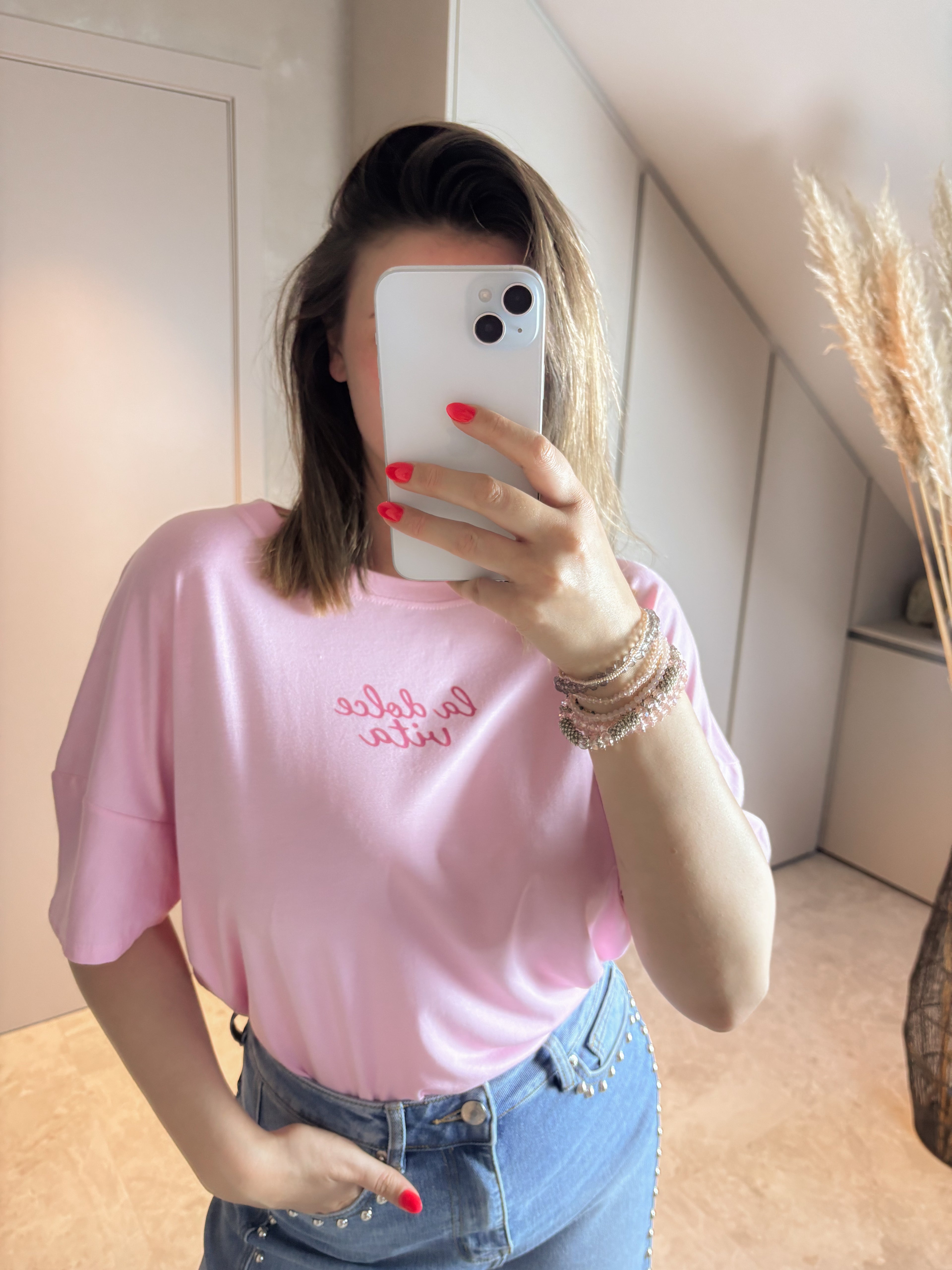 Dolce Vita Tee - Pink