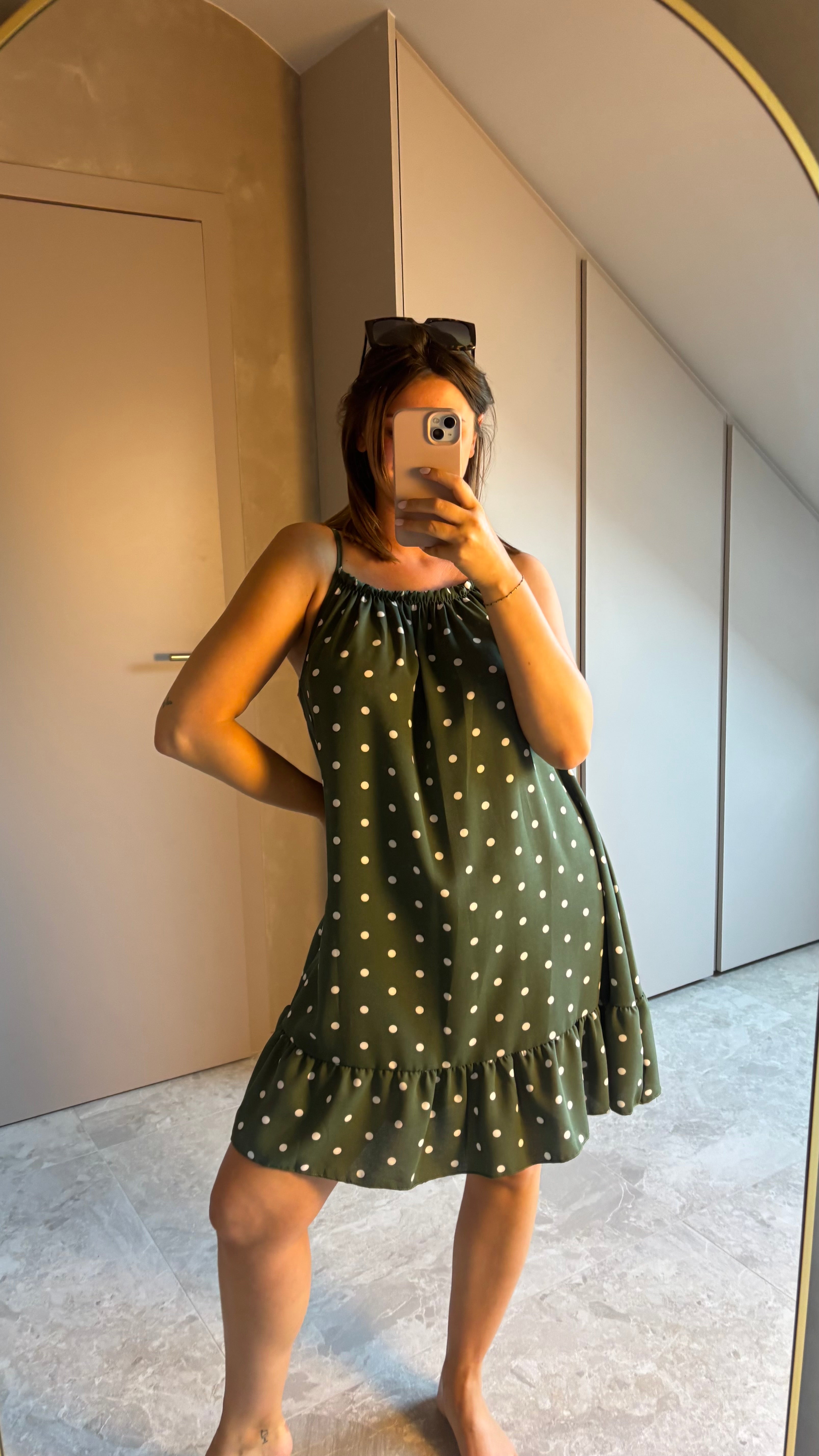 Eliane Dot Dress