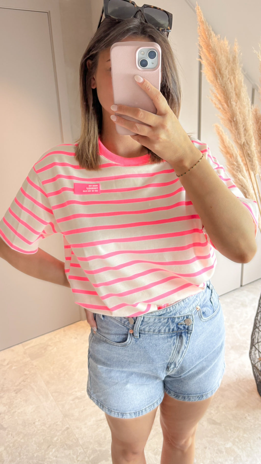 T-Shirt Sweet Stripe - Pink