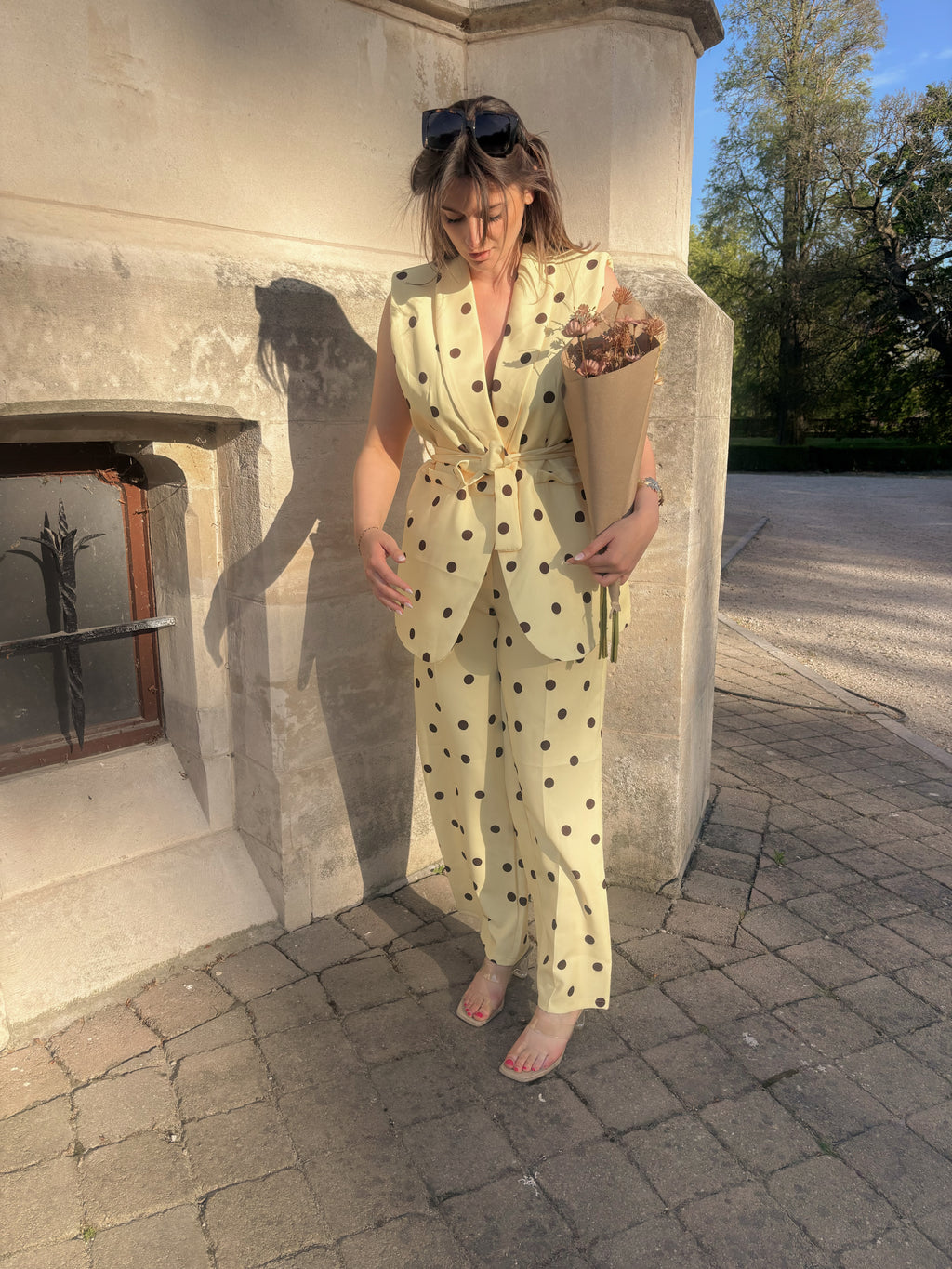 Polka Chic Set - Yellow
