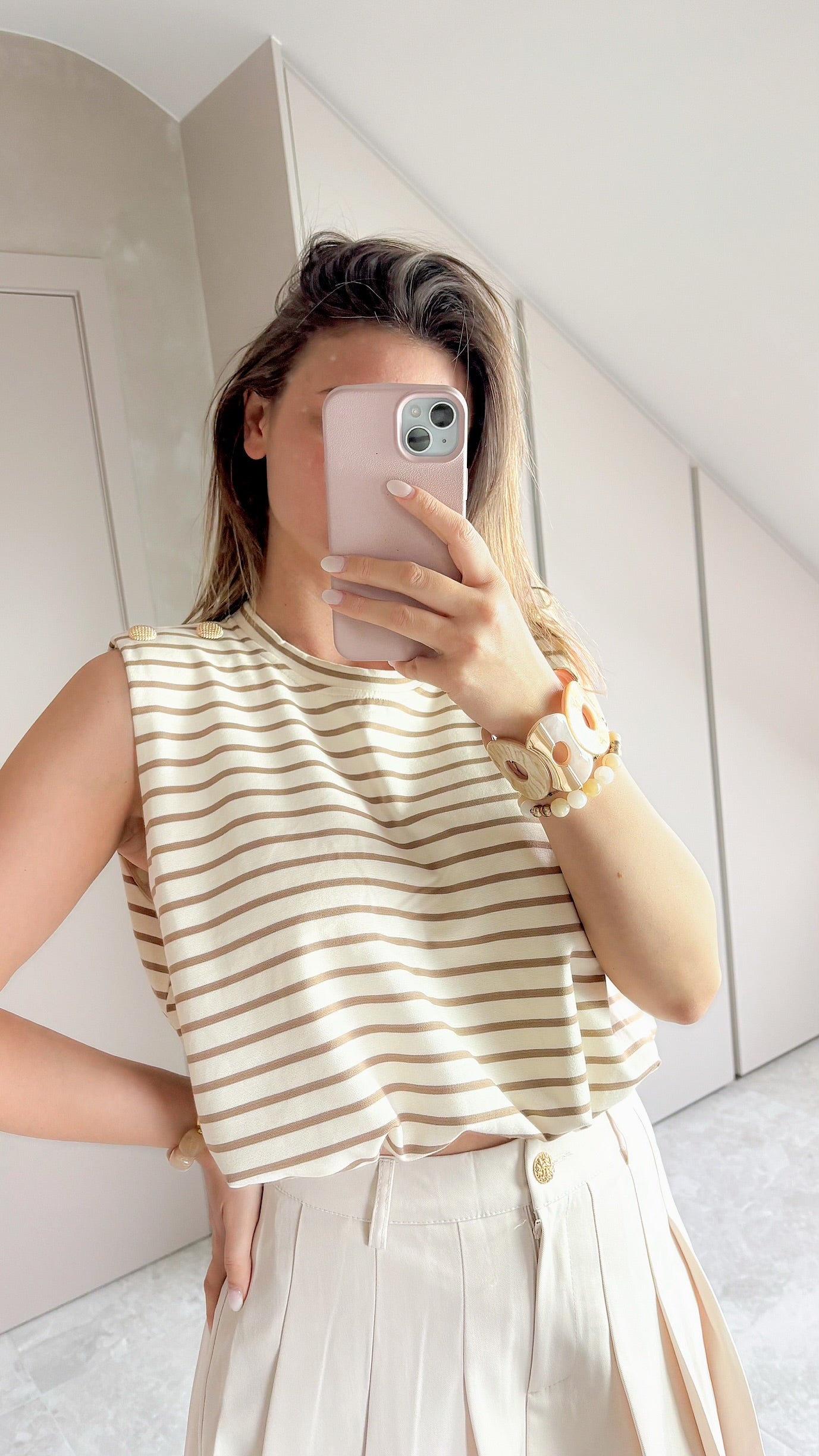 Capri Stripe Top