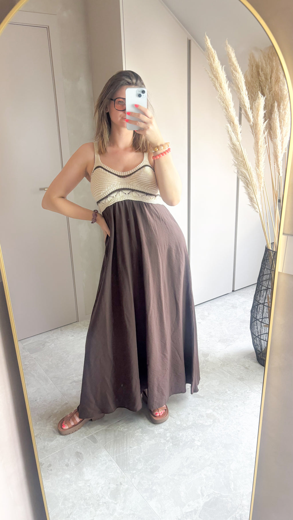 Mocha Coast Dress