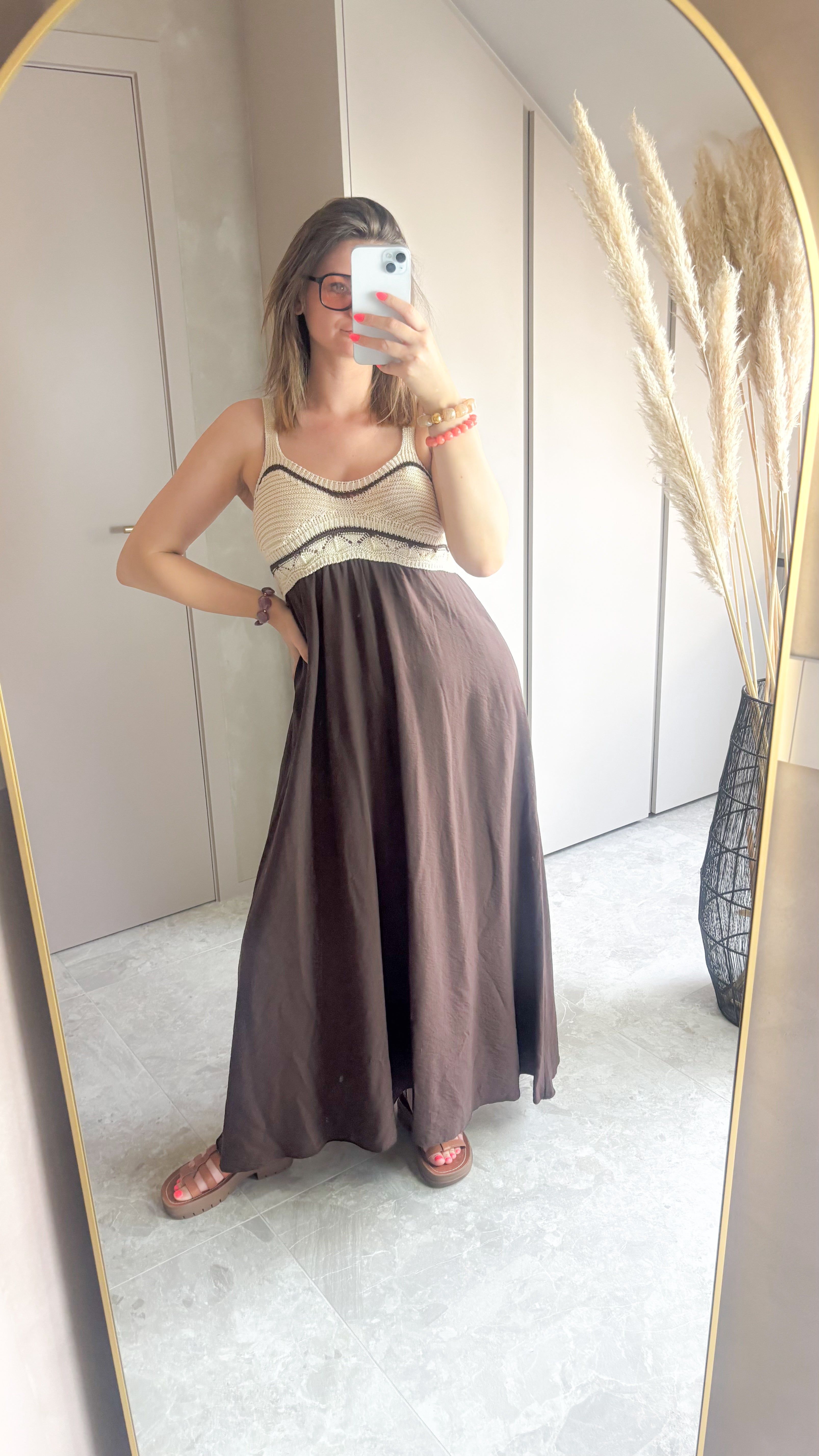 Mocha Coast Dress
