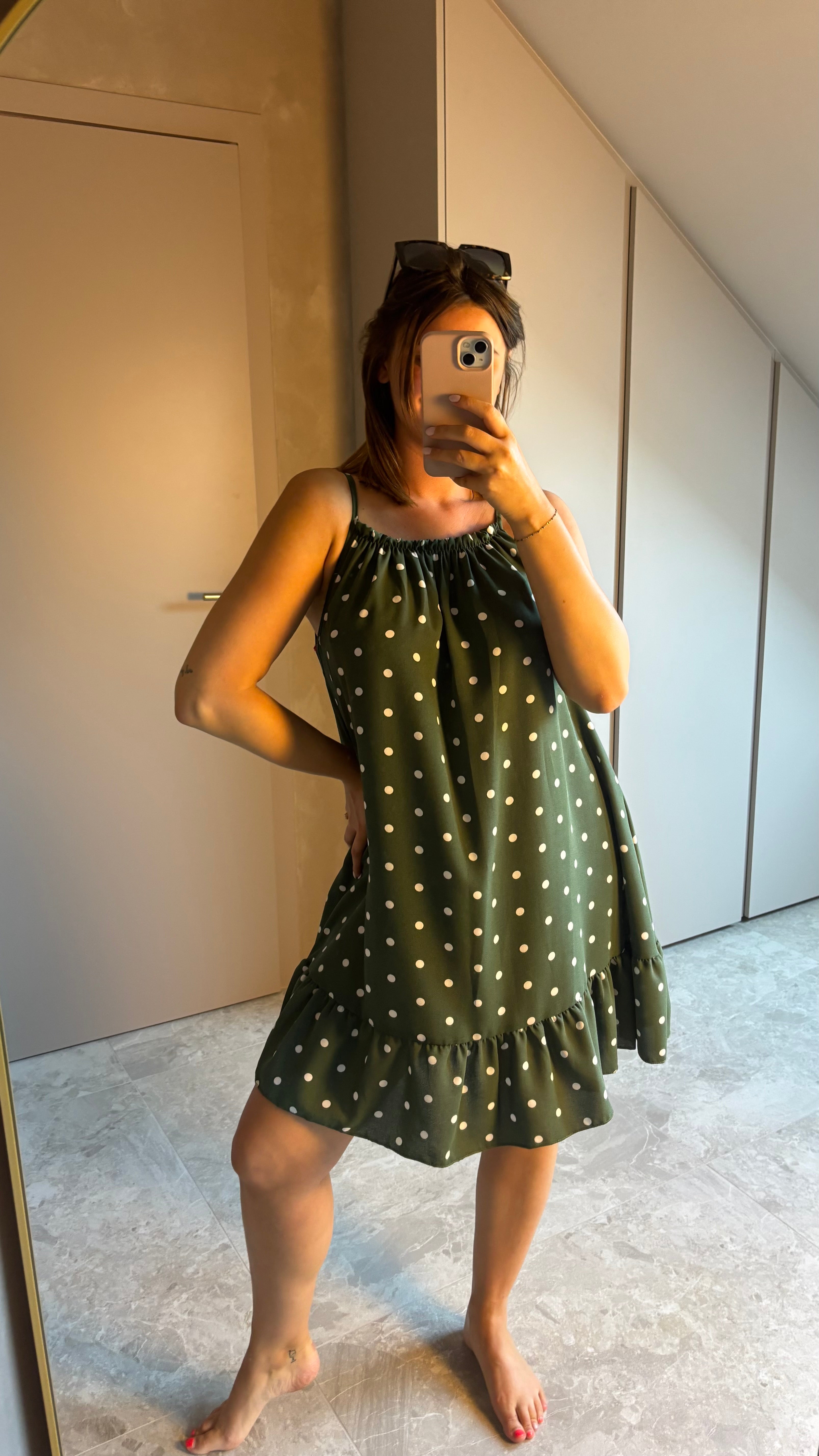 Eliane Dot Dress