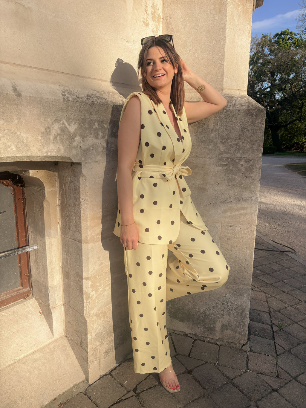 Polka Chic Set - Yellow