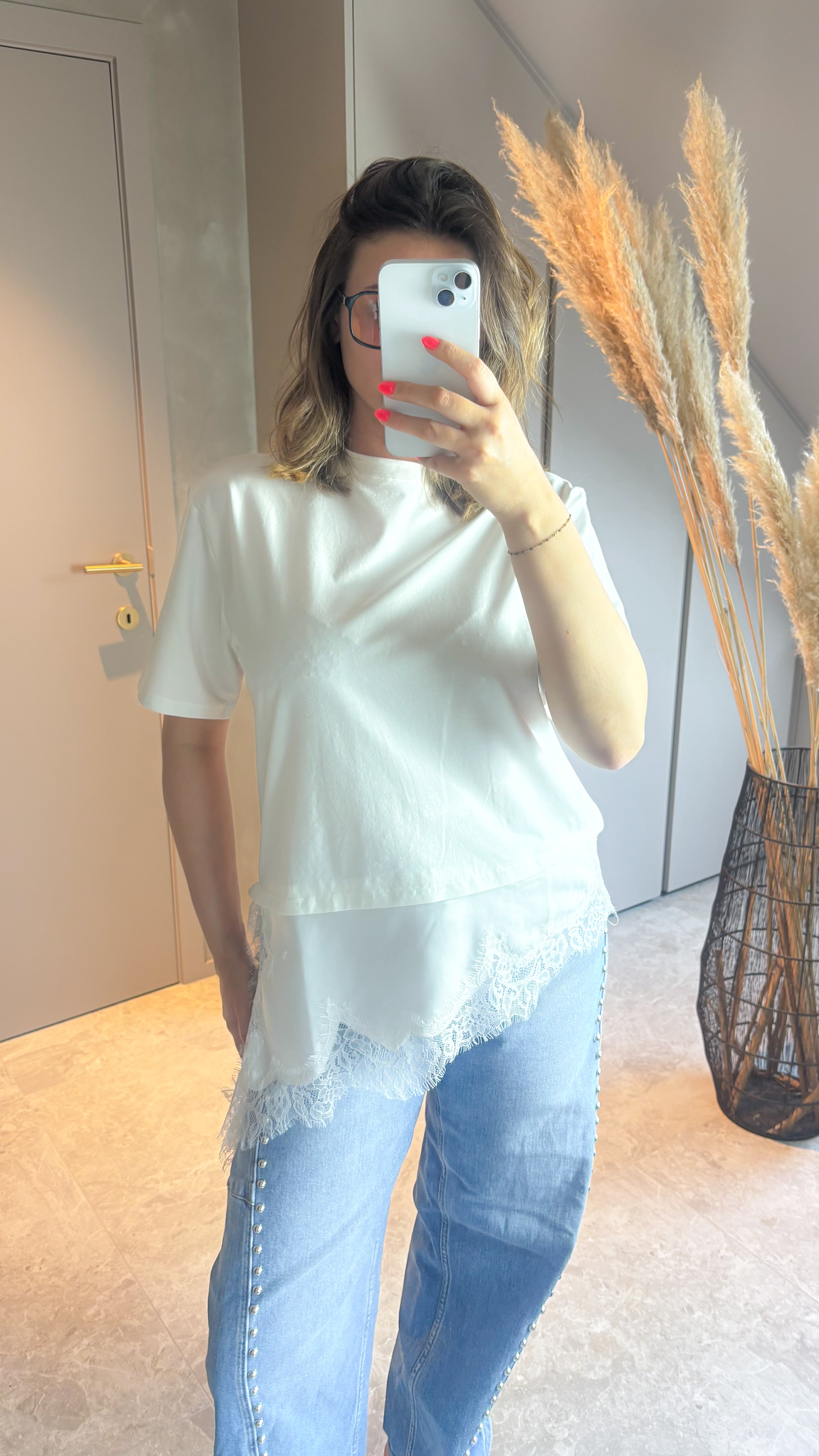 Pearl Lace Tee