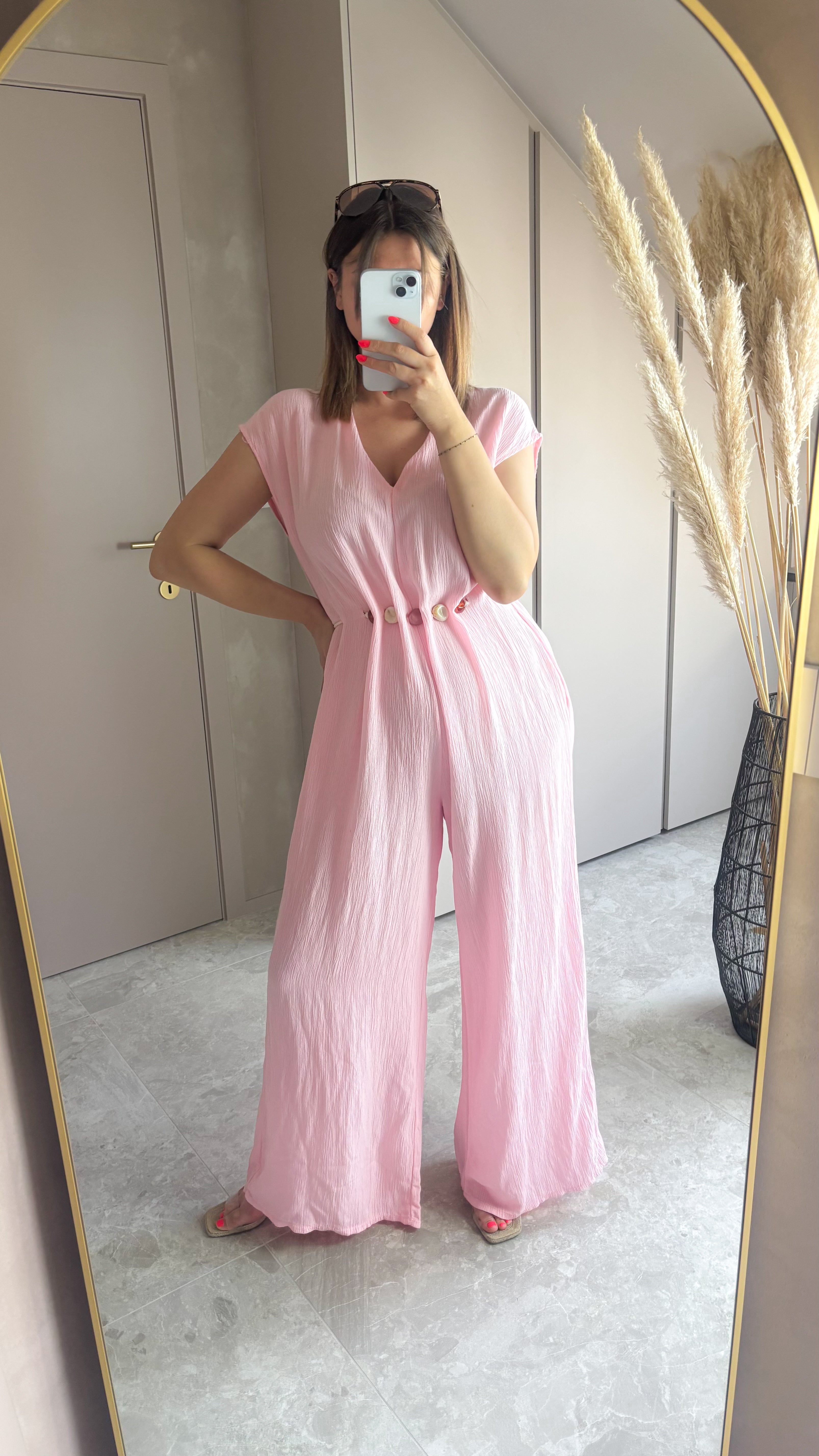 Pink Sunset Jumpsuit