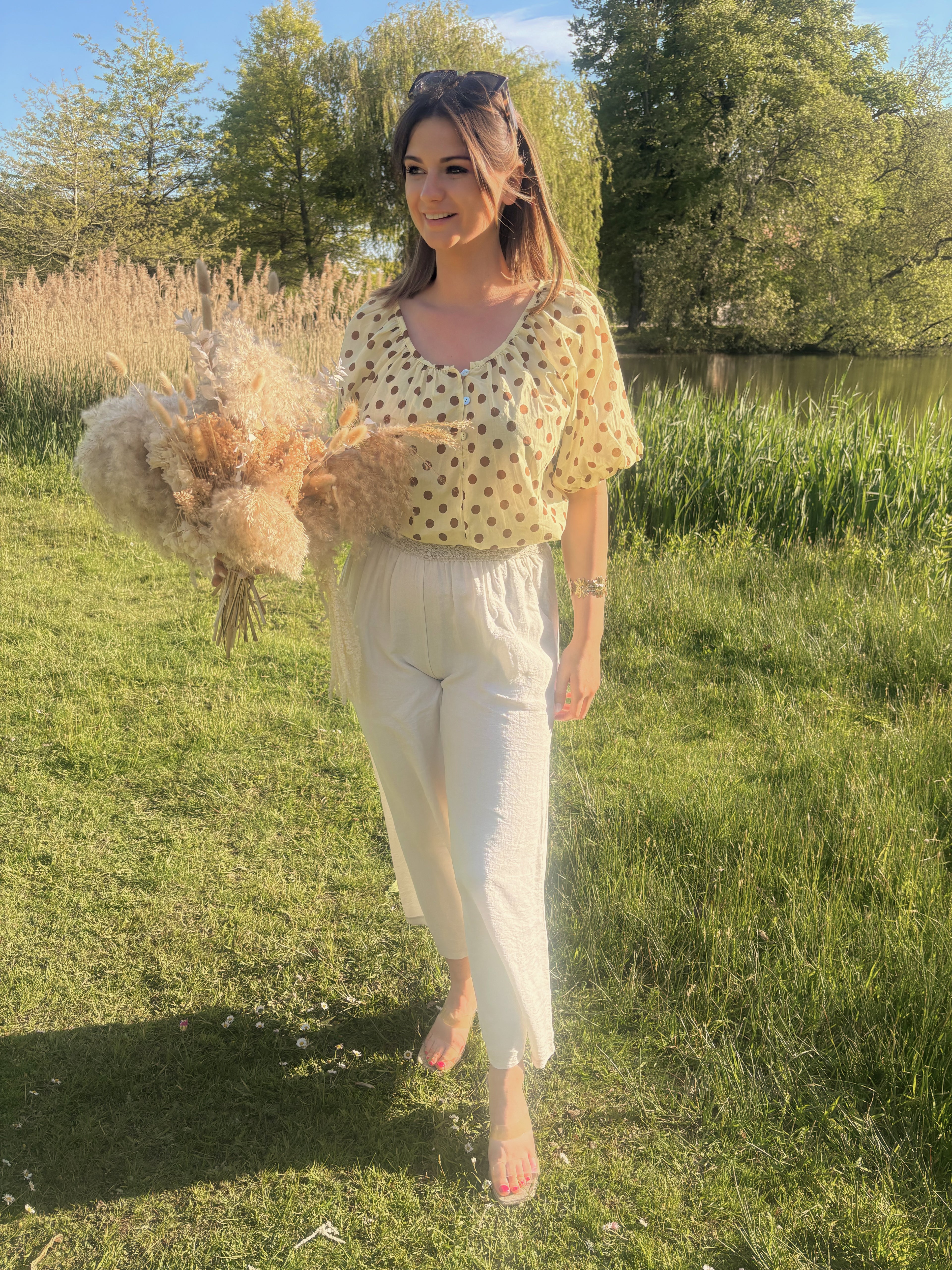 Klassieke Linnen Broek - Beige