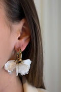White butterly Earrings