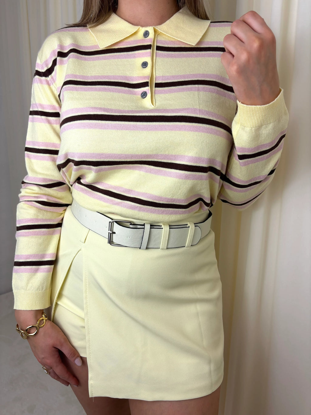 Gele short/rok