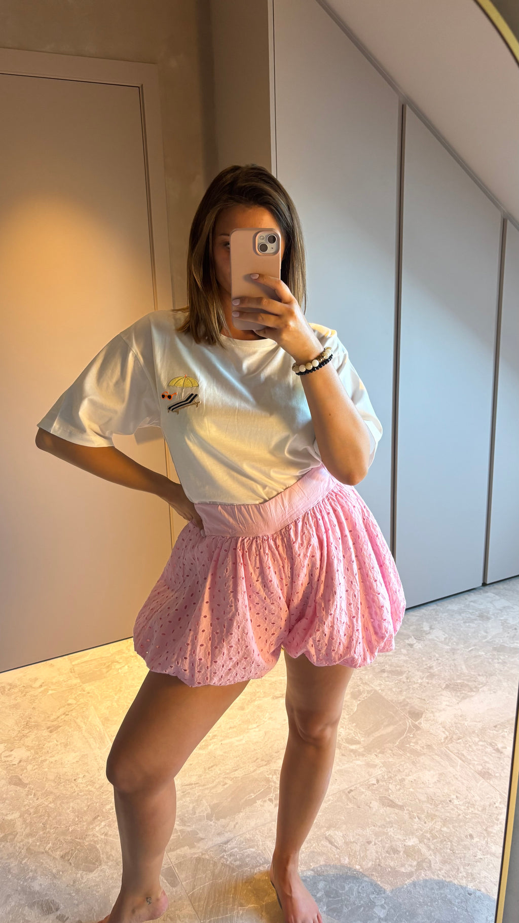 Bloom Balloon Short - Pink