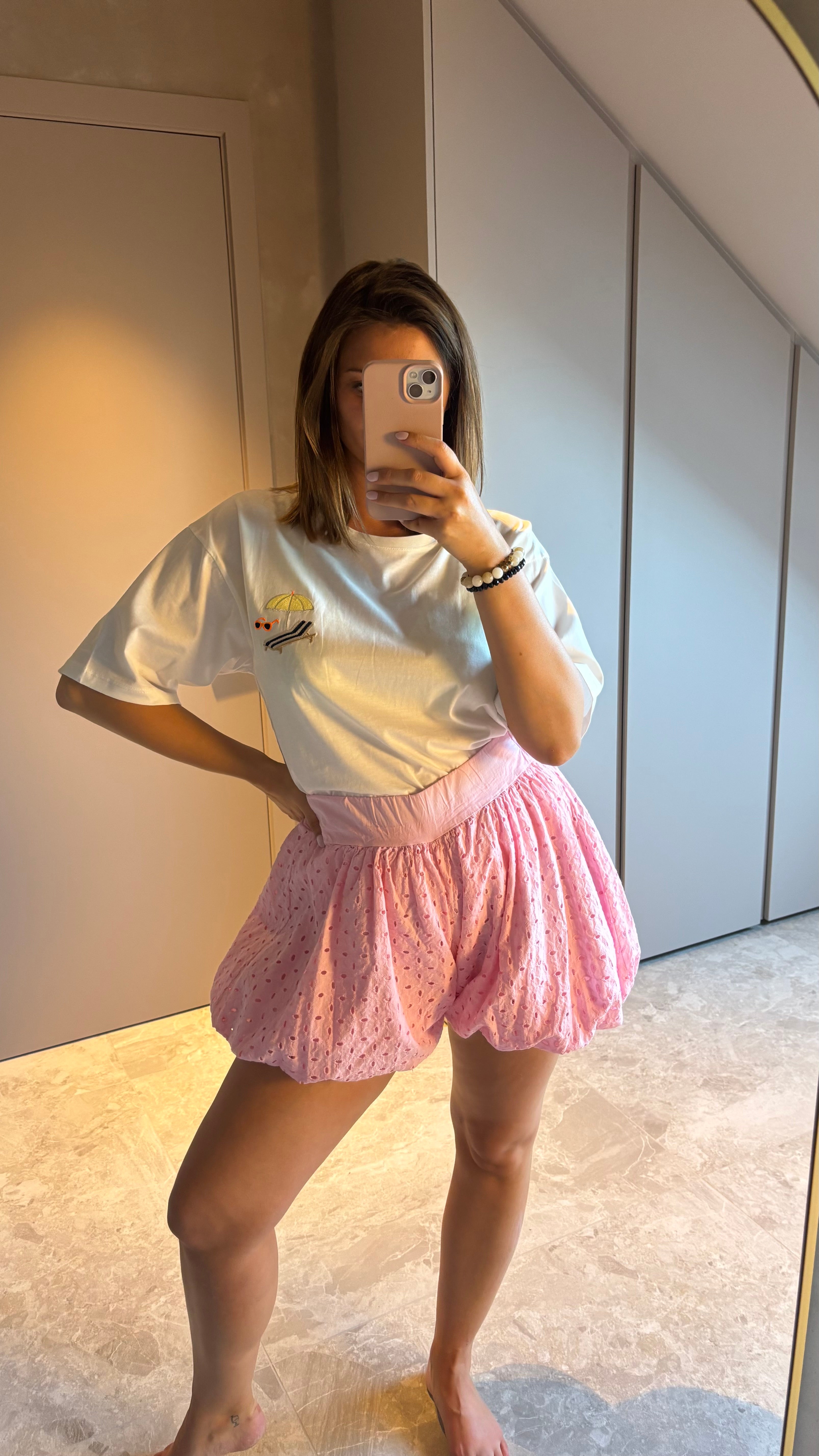Bloom Balloon Short - Pink